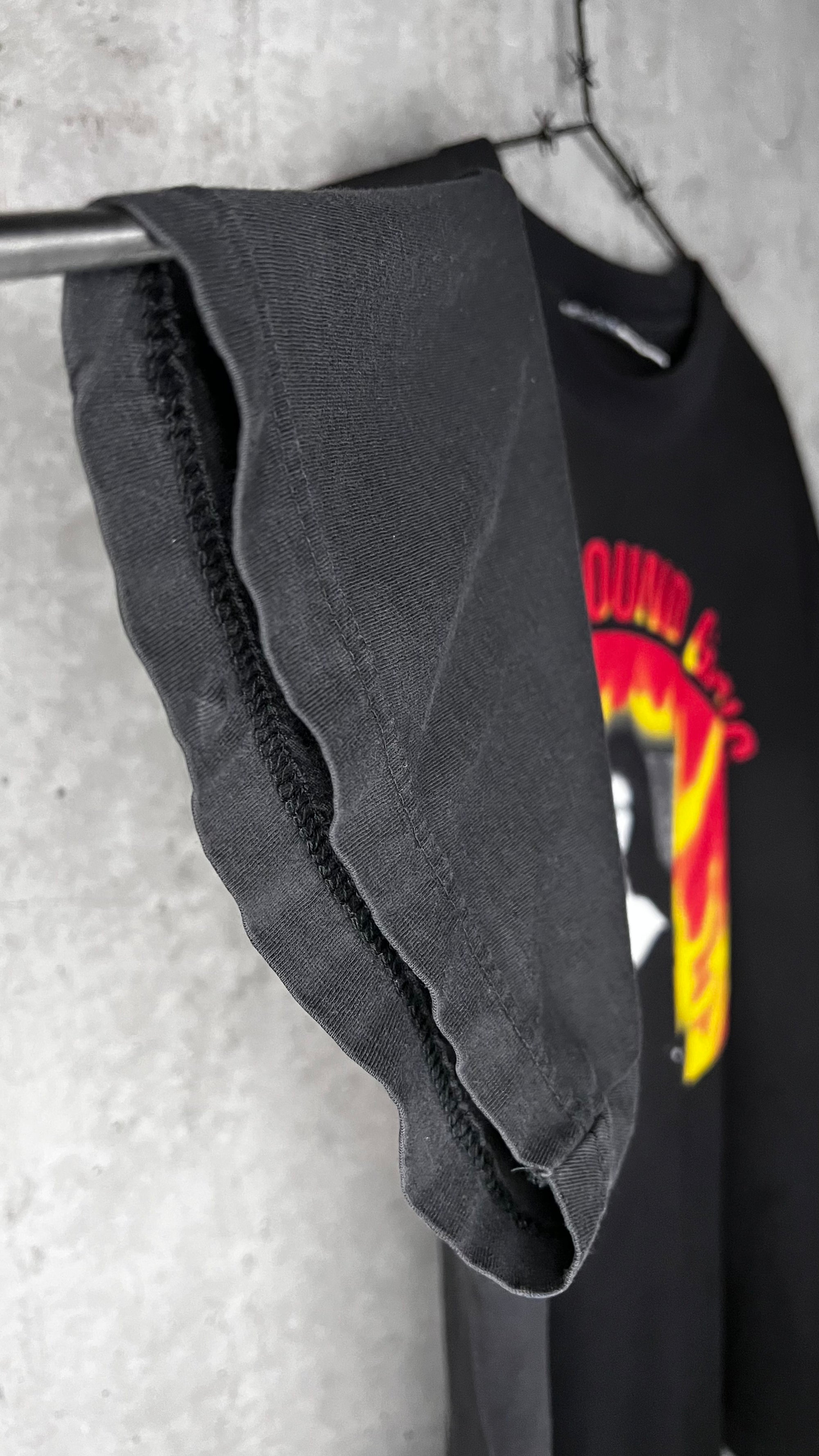 BLOODHOUND GANG RARE FIRE WATER BURN SINGLE ART TEE | FLAMING NUN | BURN MOTHERFUCKER BURN