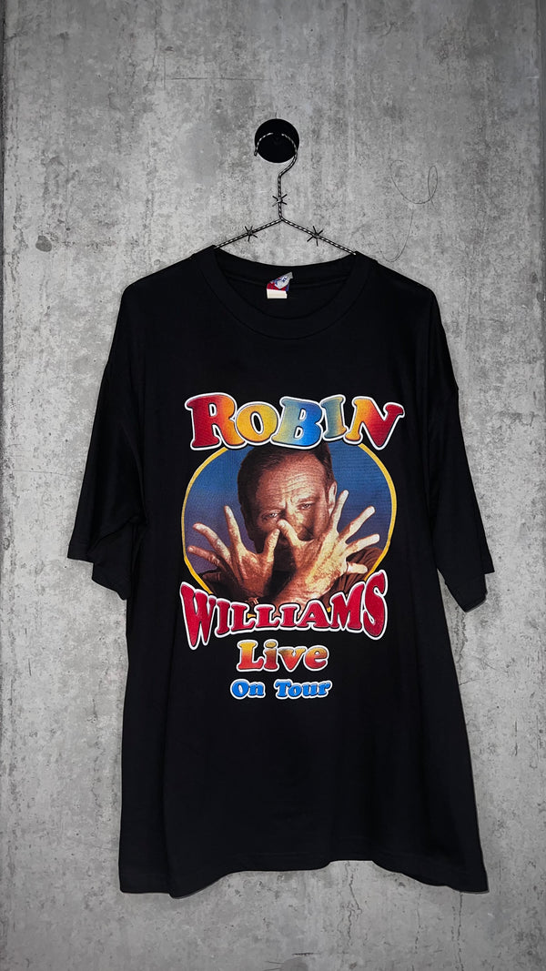 ROBIN WILLIAMS RARE 02’ COMEDY TOUR TEE | RAP TEE STYLE