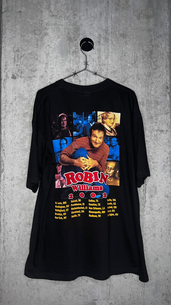 ROBIN WILLIAMS RARE 02’ COMEDY TOUR TEE | RAP TEE STYLE