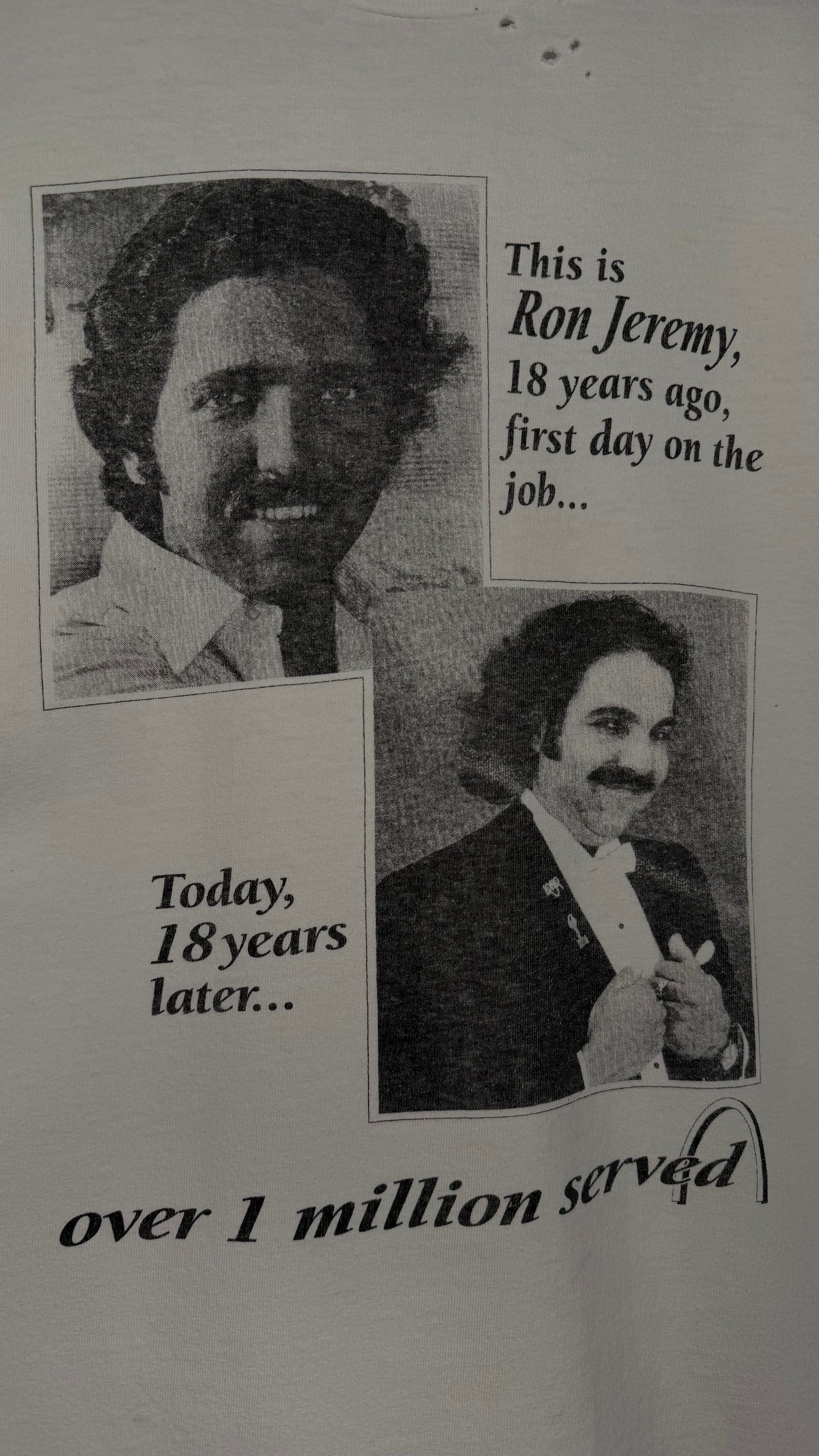 RON JEREMY PORN STAR TEE | 1 MILLION SERVED