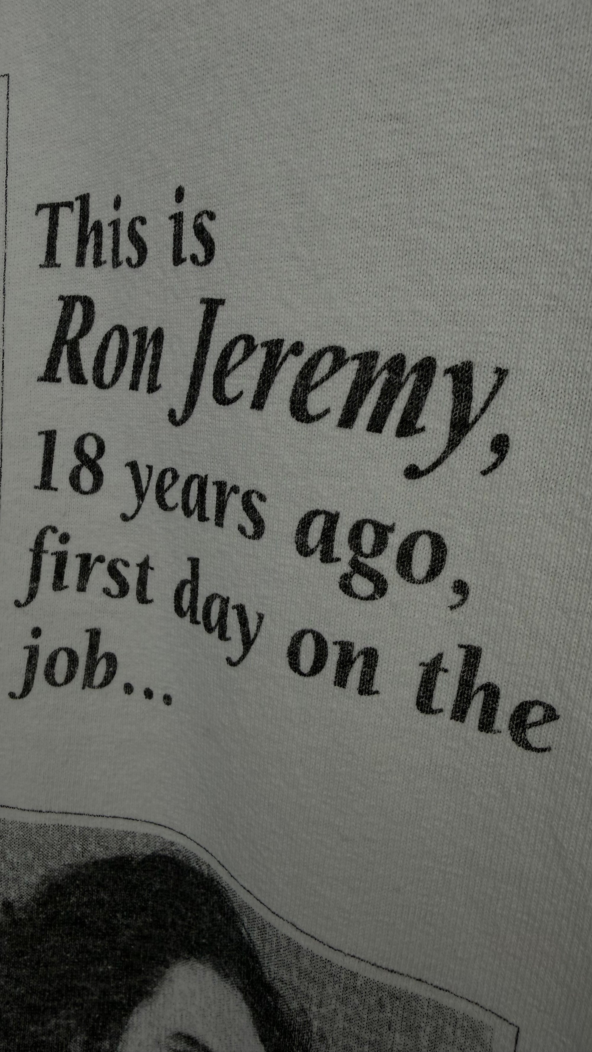 RON JEREMY PORN STAR TEE | 1 MILLION SERVED