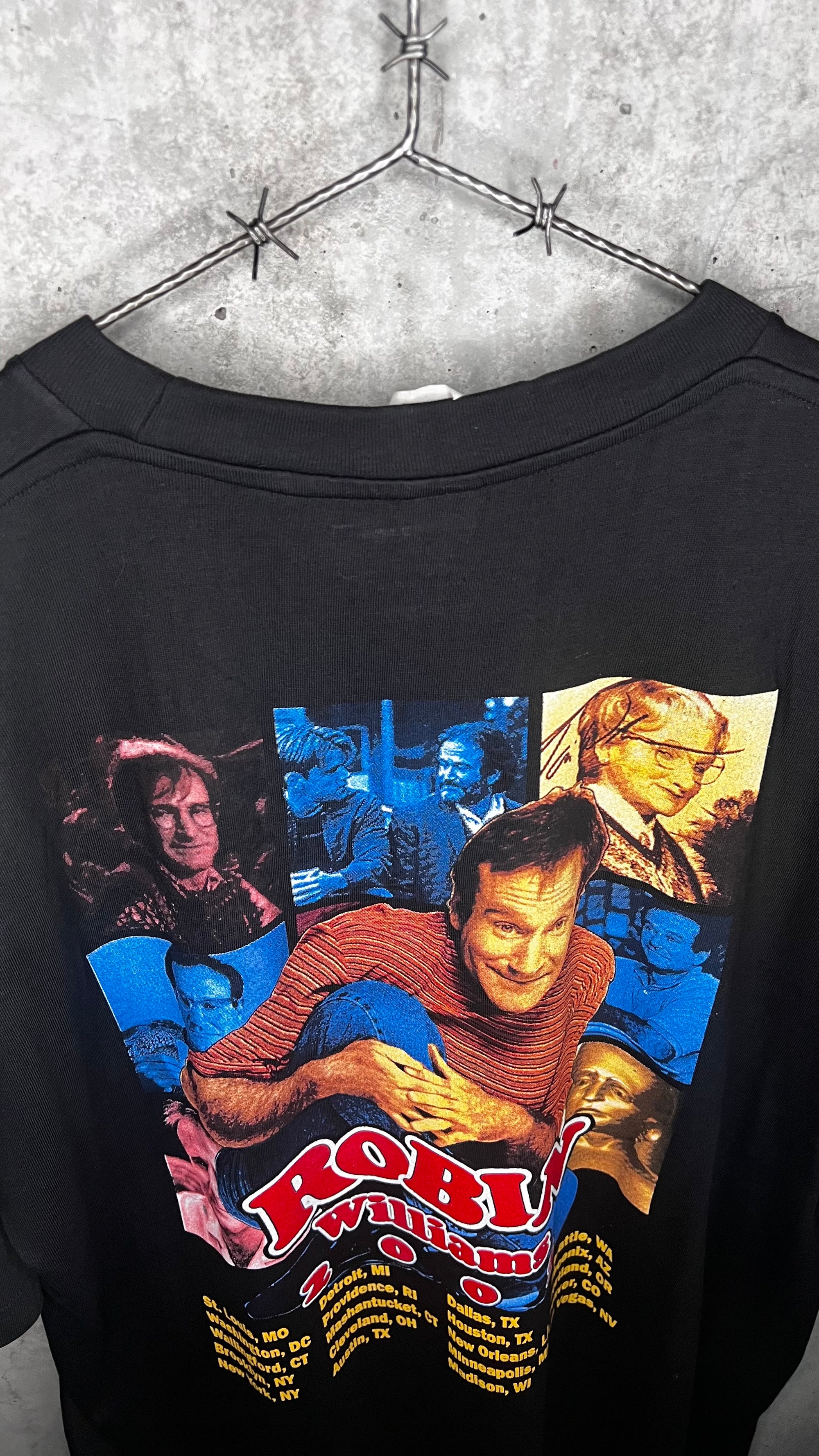 ROBIN WILLIAMS RARE 02’ COMEDY TOUR TEE | RAP TEE STYLE