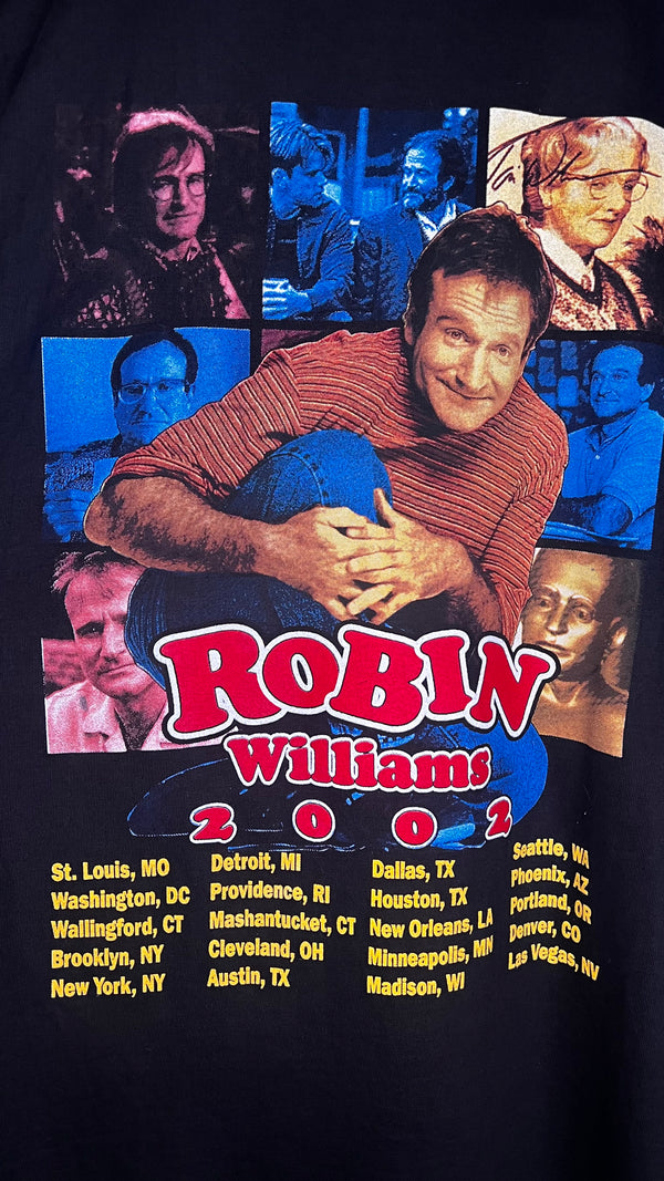 ROBIN WILLIAMS RARE 02’ COMEDY TOUR TEE | RAP TEE STYLE