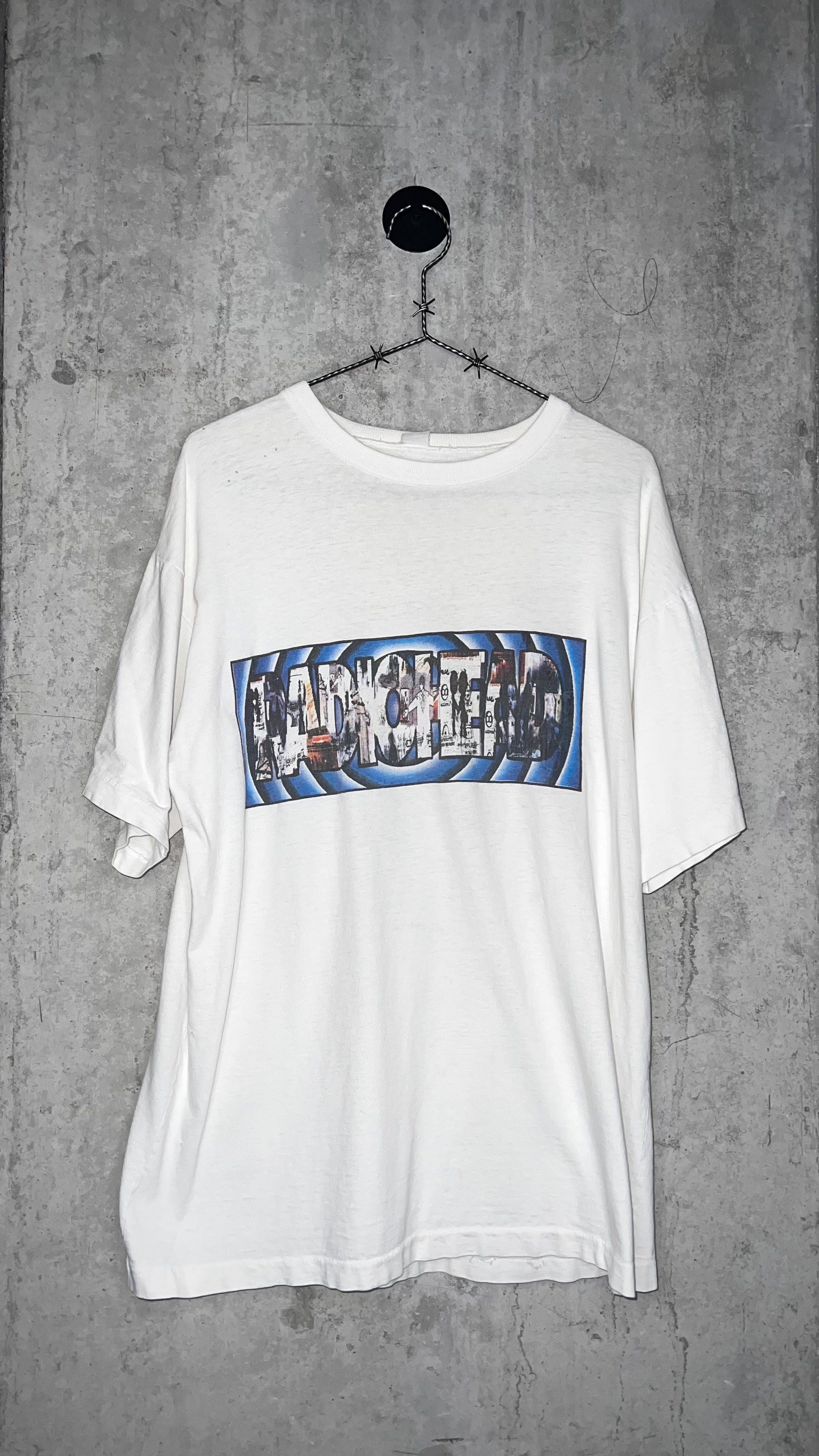 RADIOHEAD AGAINST DEMONS TOUR TEE| OK COMPUTER | RUNNING FROM DEMONS BACK HIT