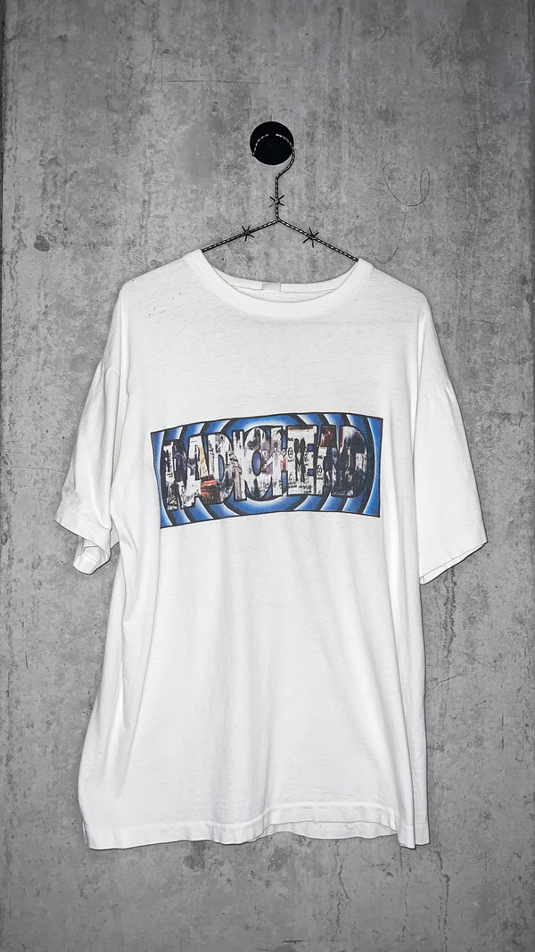 RADIOHEAD AGAINST DEMONS TOUR TEE| OK COMPUTER | RUNNING FROM DEMONS BACK HIT