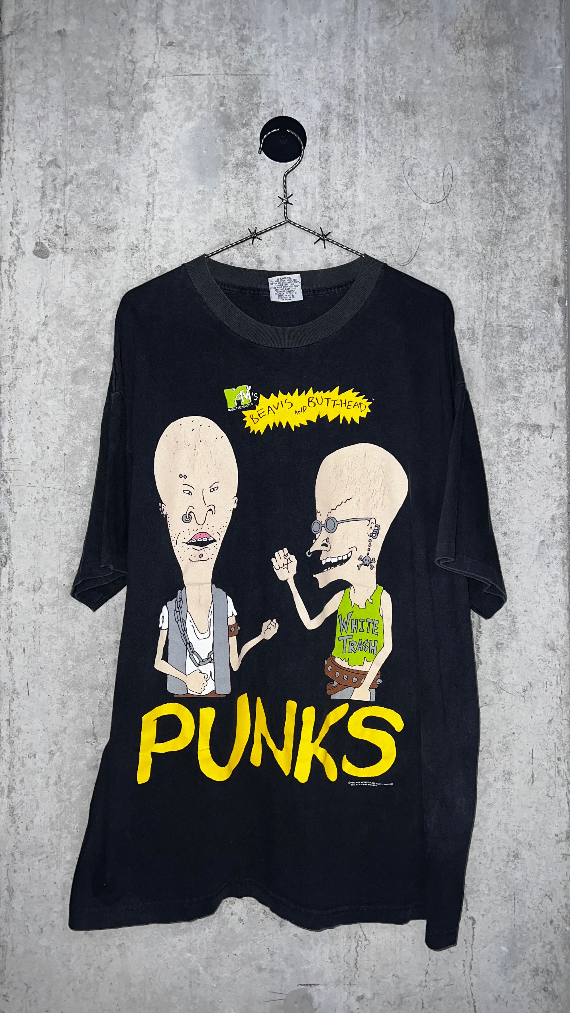BEAVIS & BUTTHEAD PUNKS TEE