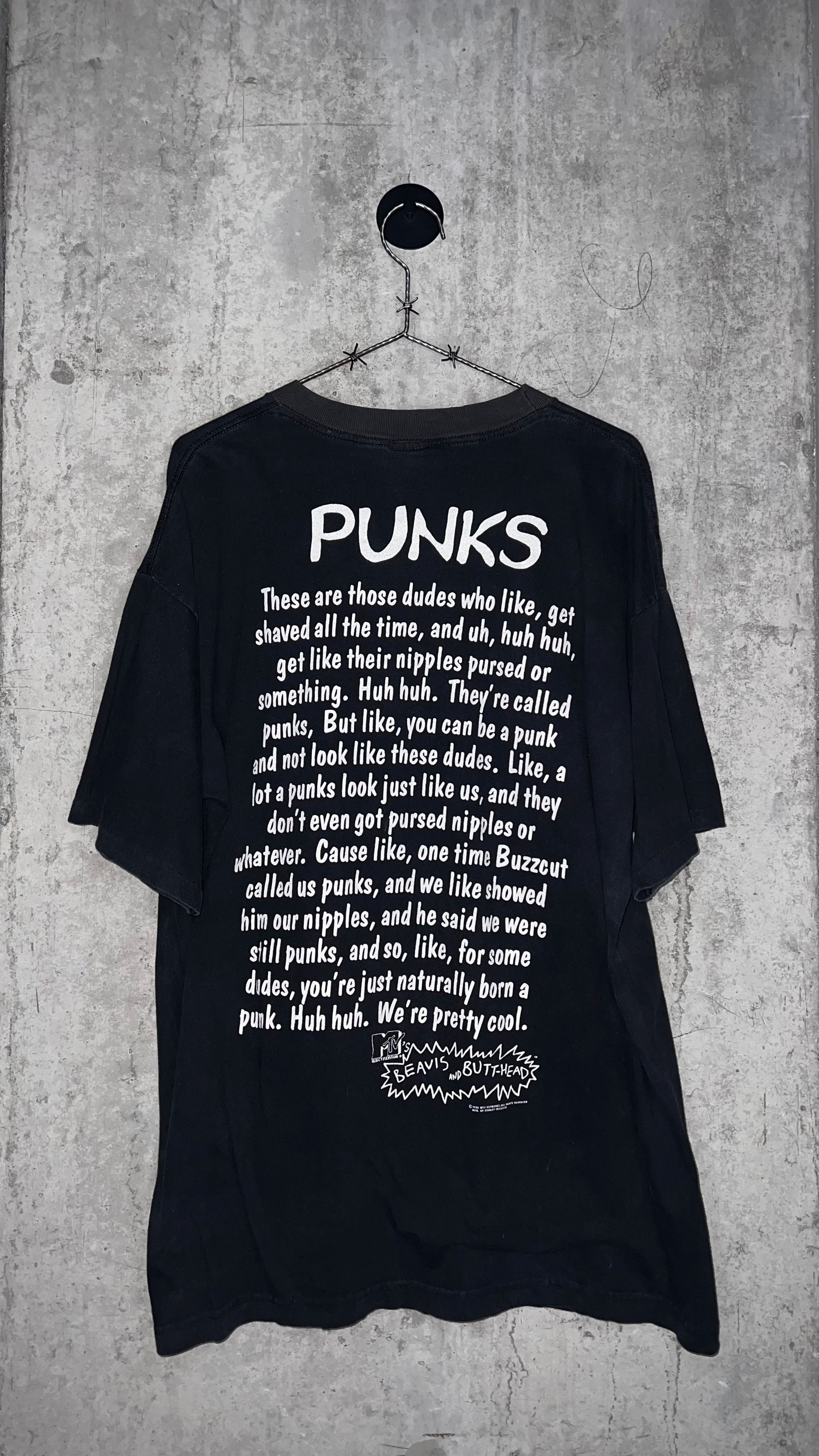 BEAVIS & BUTTHEAD PUNKS TEE