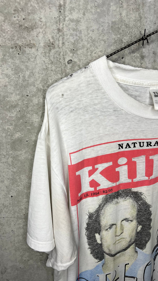 NATURAL BORN KILLERS | BLOOD LUST MUGSHOT TEE | WOODY HARRELSON & JULIETTE LEWIS