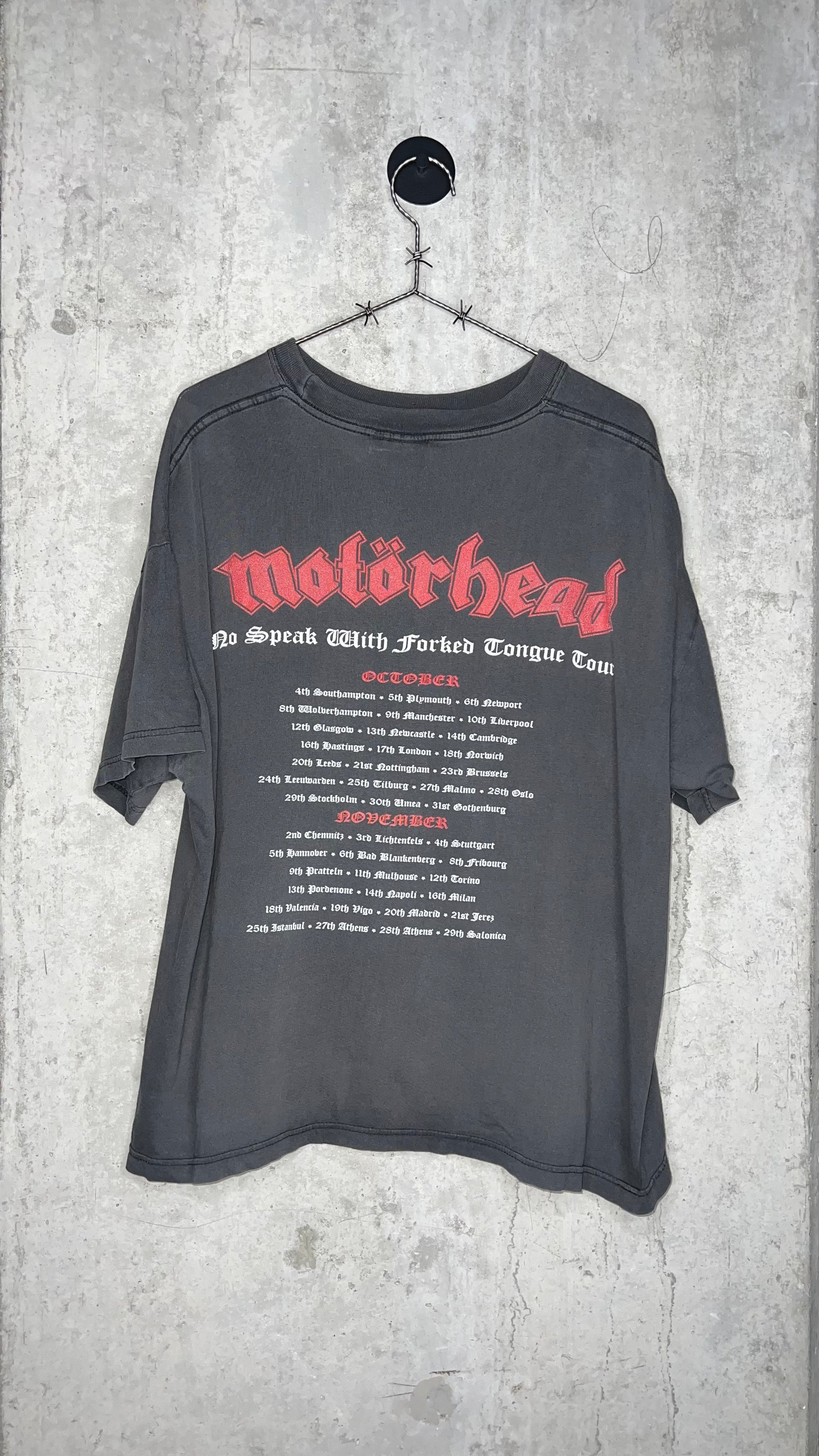 MOTÖRHEAD ENGLAND EURO TOUR BOXY TEE