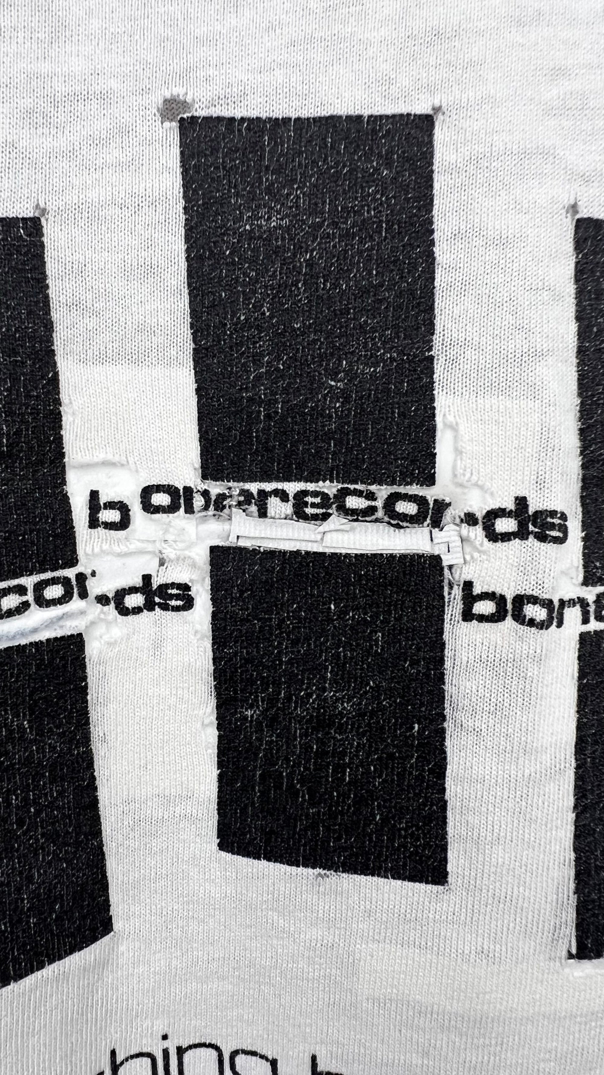 MELVINS FIEND CLUB FOUR-SIDED LONG SLEEVE THRASHED TEE 90’ | BONE RECORDS BLACK FLAG RIP BACK HIT | PUSHEAD ARTWORK