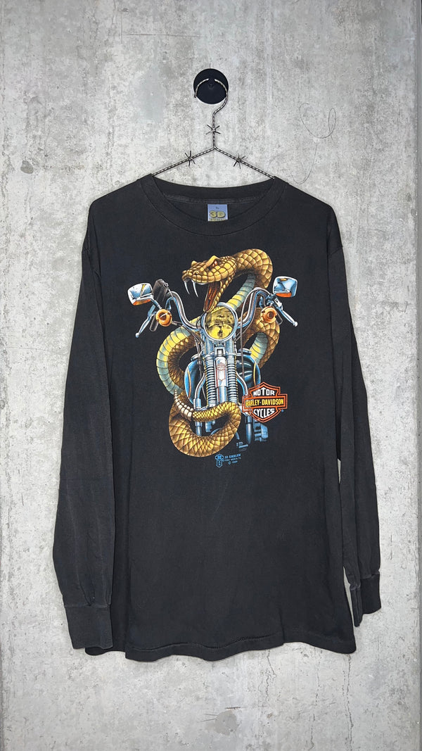 3D EMBLEM HARLEY DAVIDSON RATTLE SNAKE LONG SLEEVE