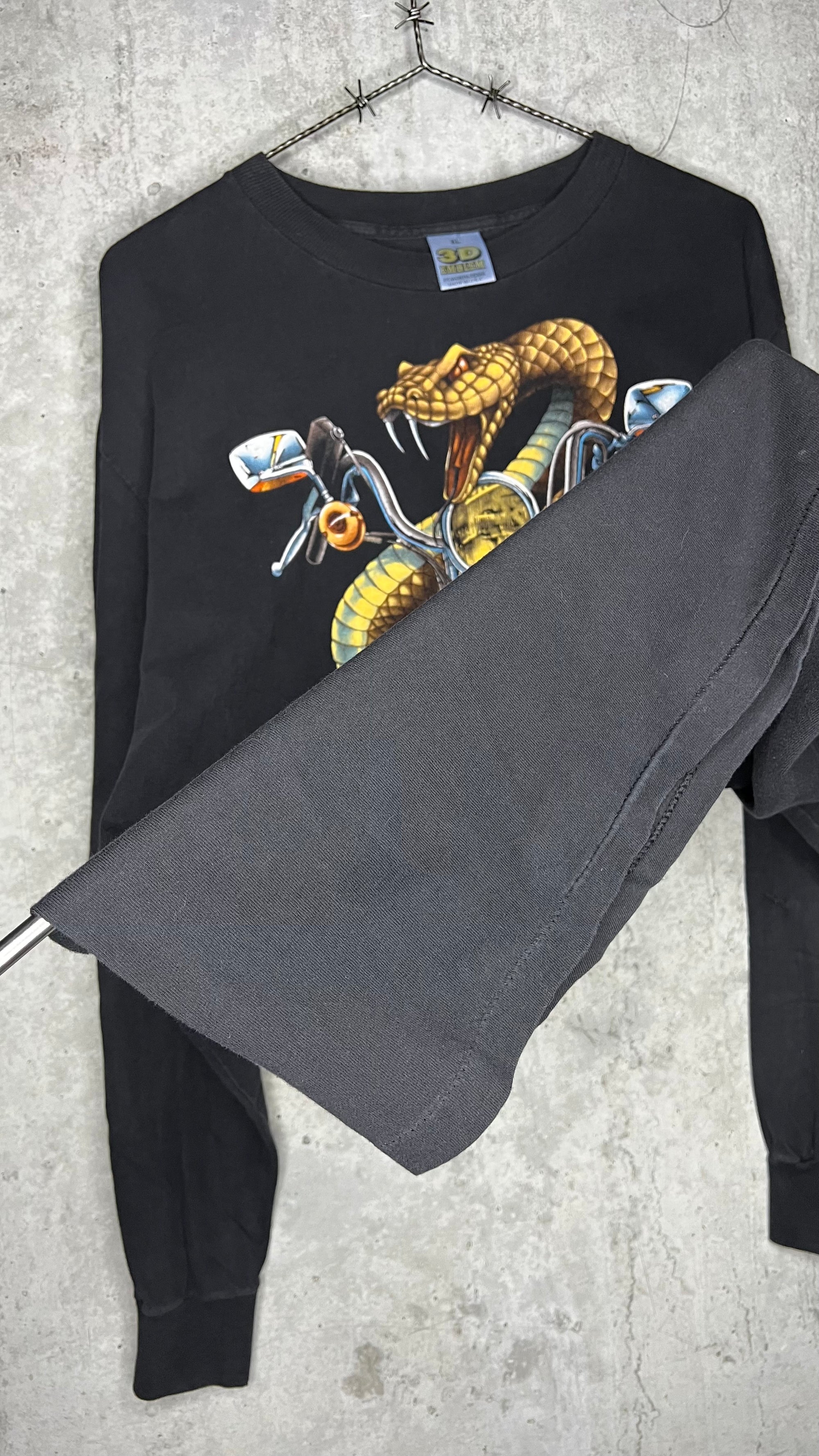 3D EMBLEM HARLEY DAVIDSON RATTLE SNAKE LONG SLEEVE