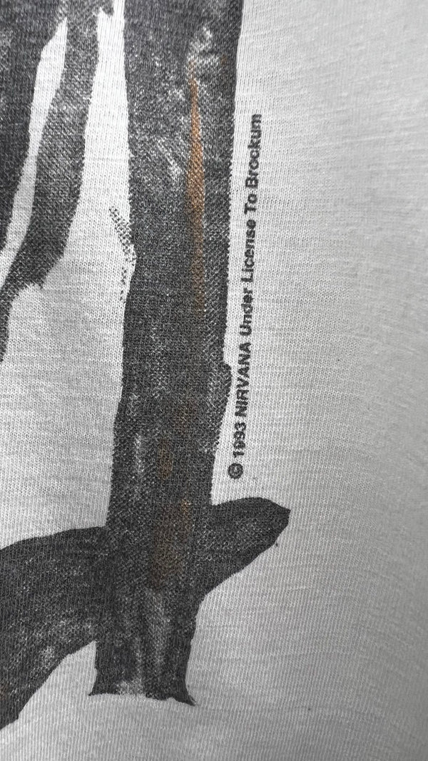 NIRVANA INCESTICIDE TEE 93’ | EURO WHITE VARIANT WITH BACK HIT