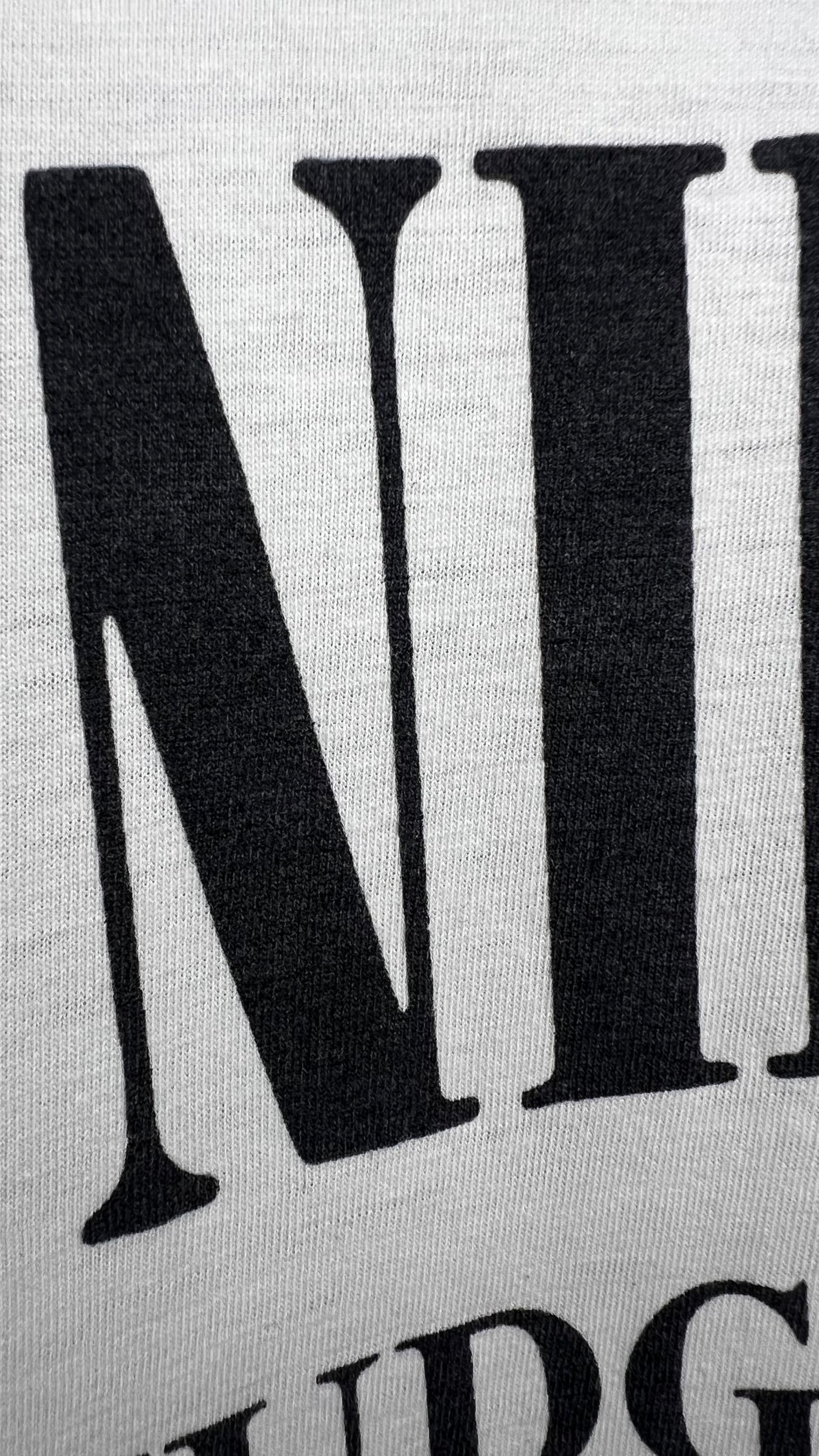 NIRVANA INCESTICIDE TEE 93’ | EURO WHITE VARIANT WITH BACK HIT