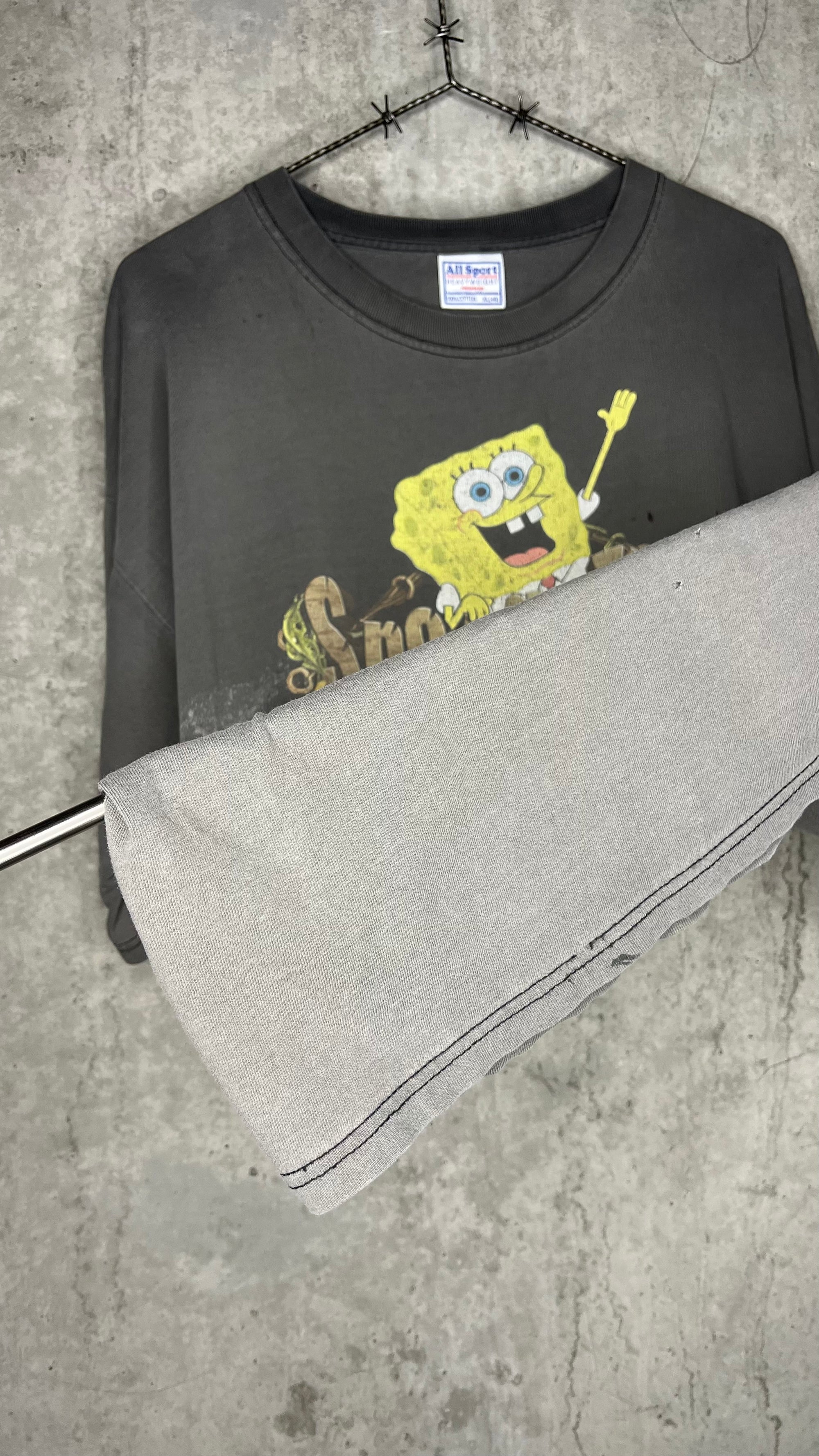 SPONGEBOB SQUAREPANTS BIKINI BOTTOM, USA FADER TEE | EARLY ERA SPONGEBOB