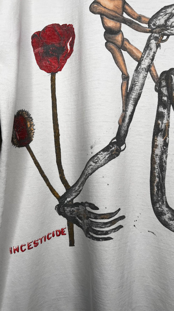 NIRVANA INCESTICIDE TEE 93’ | EURO WHITE VARIANT WITH BACK HIT