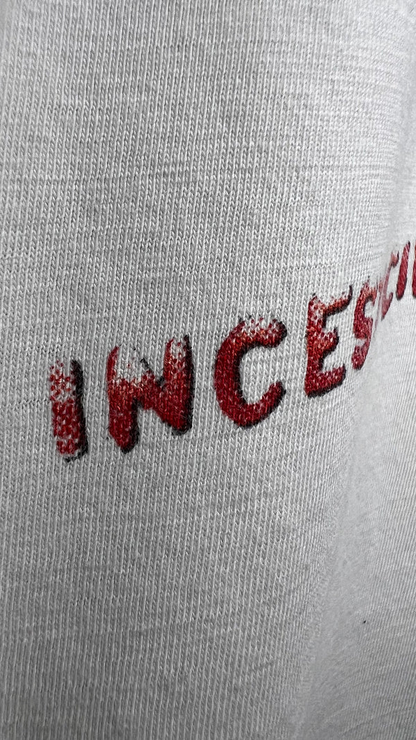 NIRVANA INCESTICIDE TEE 93’ | EURO WHITE VARIANT WITH BACK HIT