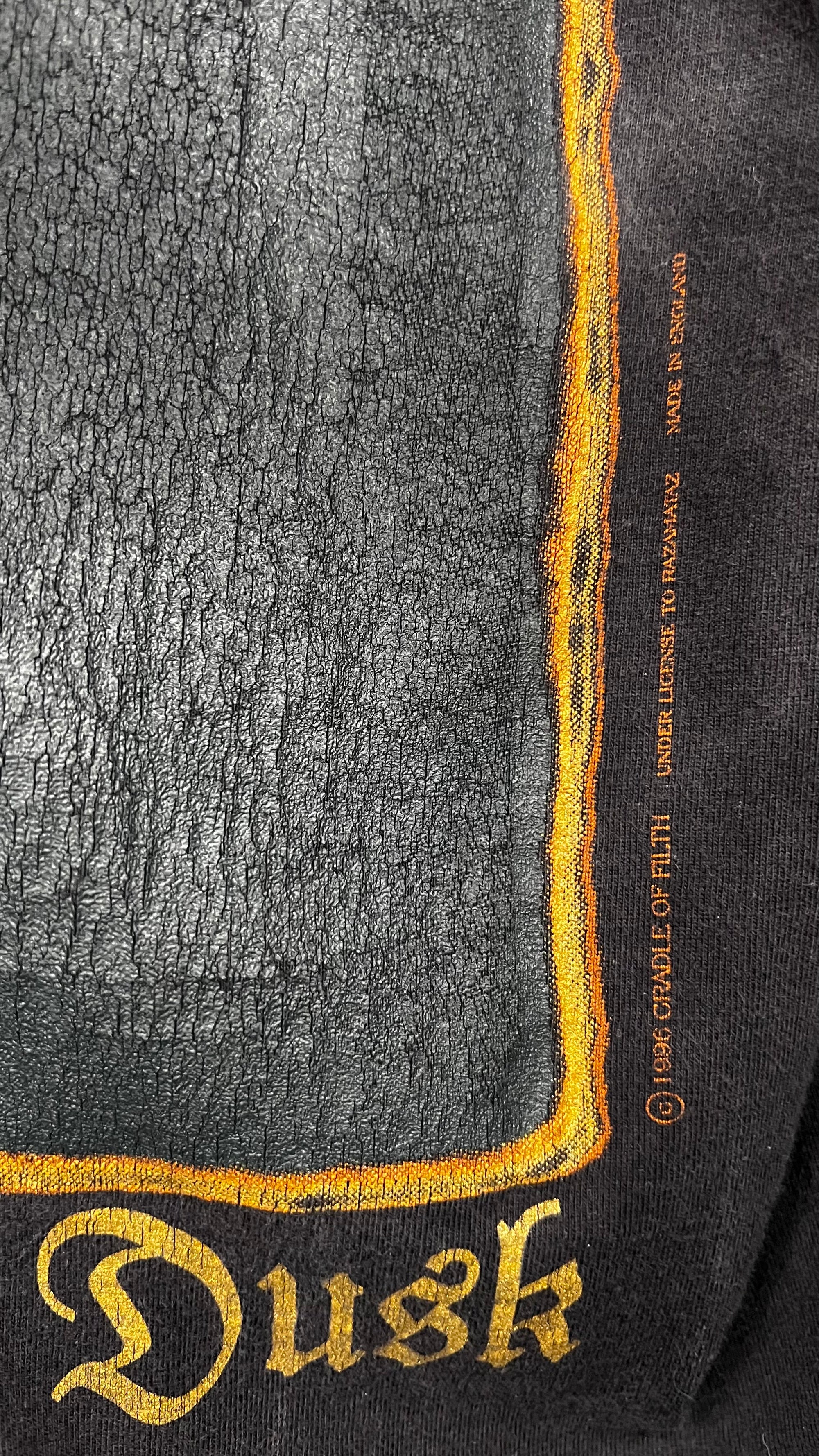 CRADLE OF FILTH VEMPIRE TEE | ‘THOSE WHO TRESPASS AGAINST US, BEWARE THE SHADOWS OF DUSK’