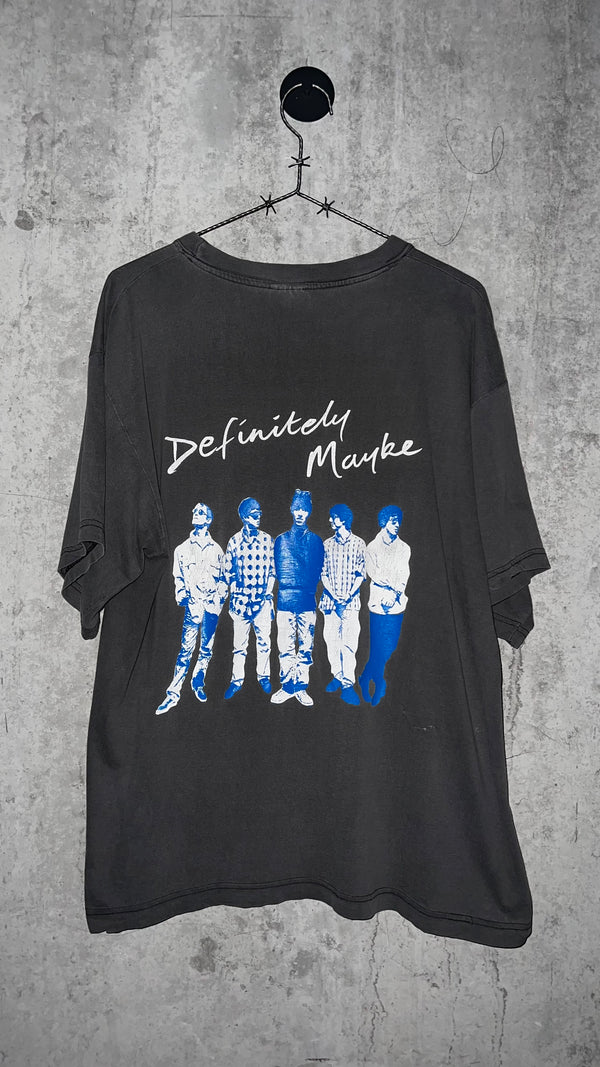 OASIS DEFINITELY MAYBE EURO TEE 94’ | BAND MEMBER PORTRAIT BACK HIT