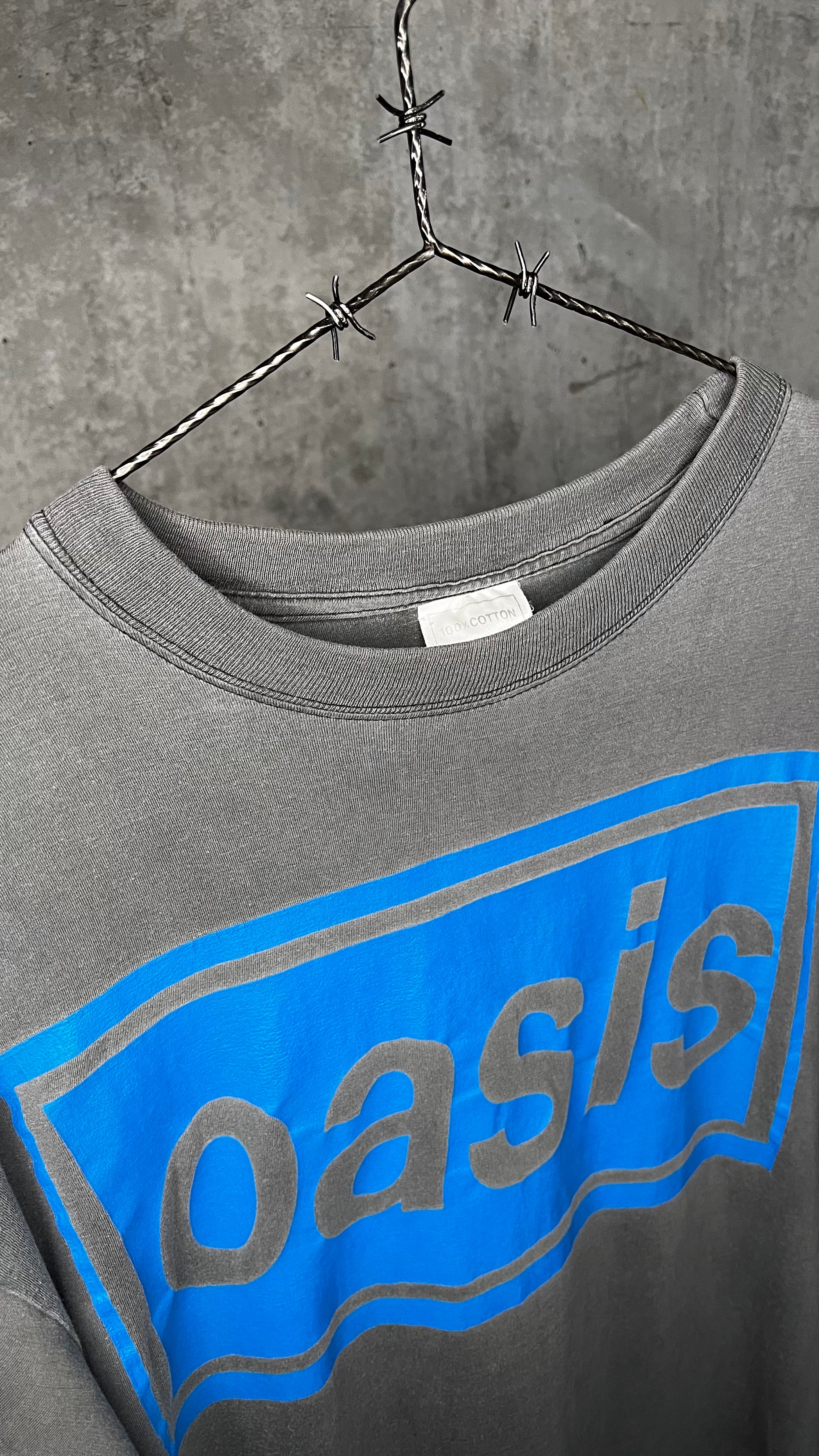 OASIS DEFINITELY MAYBE EURO TEE 94’ | BAND MEMBER PORTRAIT BACK HIT