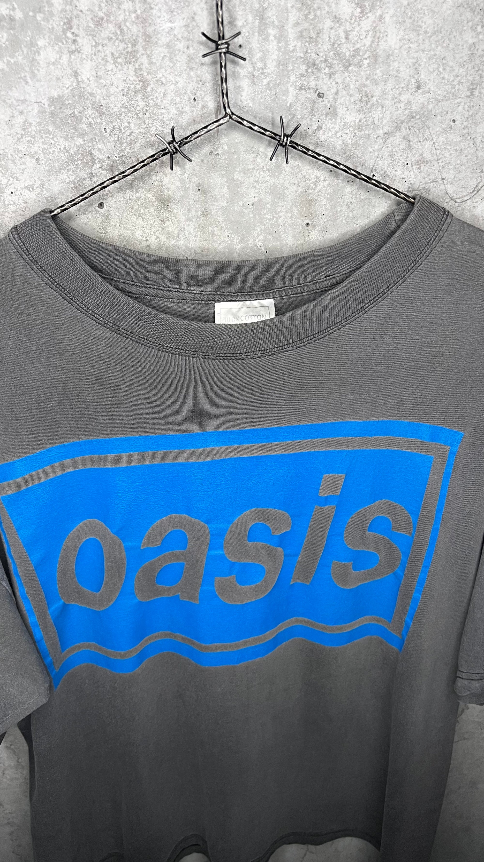 OASIS DEFINITELY MAYBE EURO TEE 94’ | BAND MEMBER PORTRAIT BACK HIT