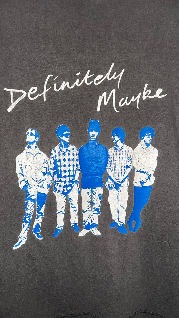 OASIS DEFINITELY MAYBE EURO TEE 94’ | BAND MEMBER PORTRAIT BACK HIT
