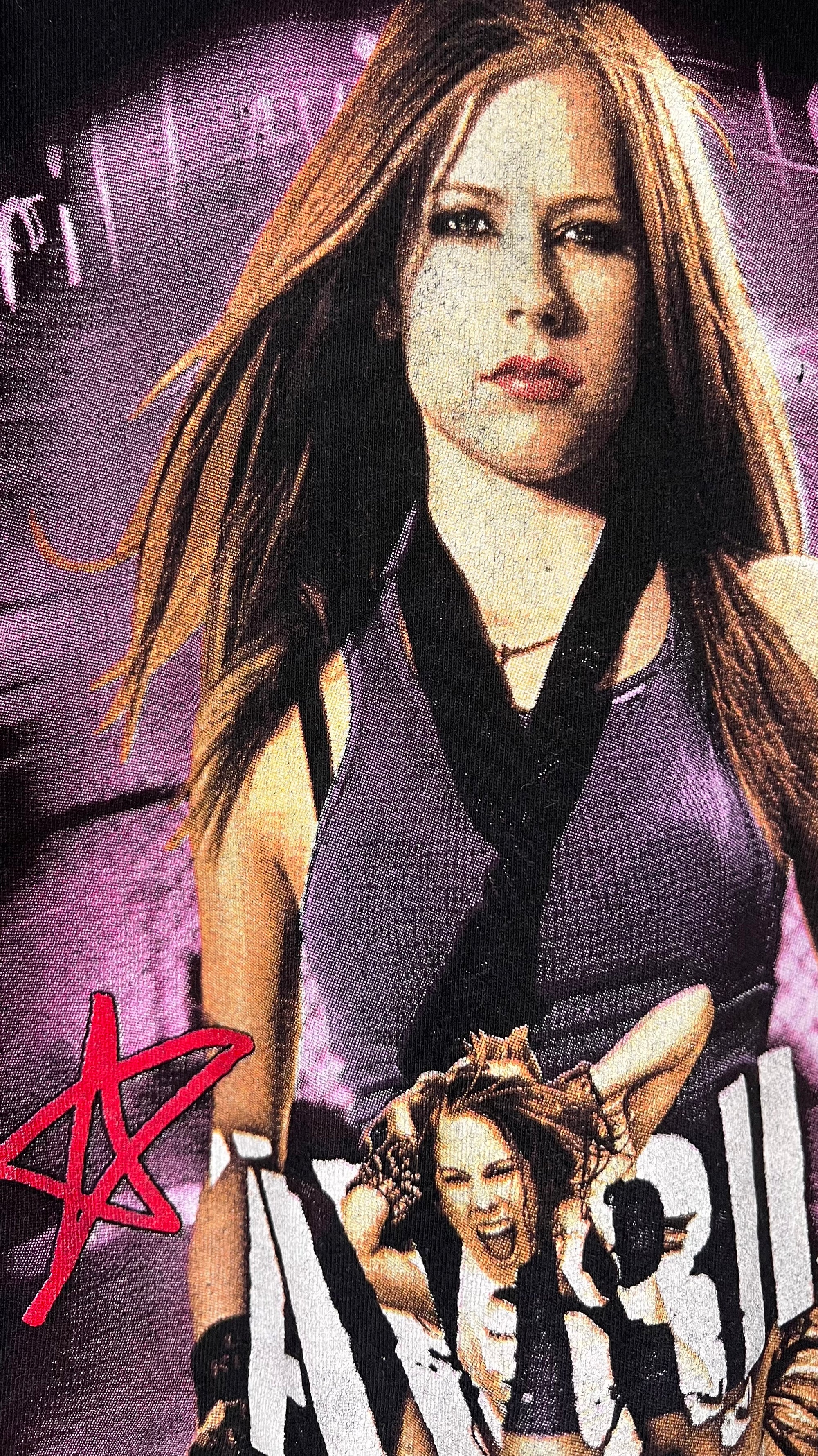 AVRIL LAVIGNE RARE LET GO ERA LOT TEE | BIG FACE AVRIL