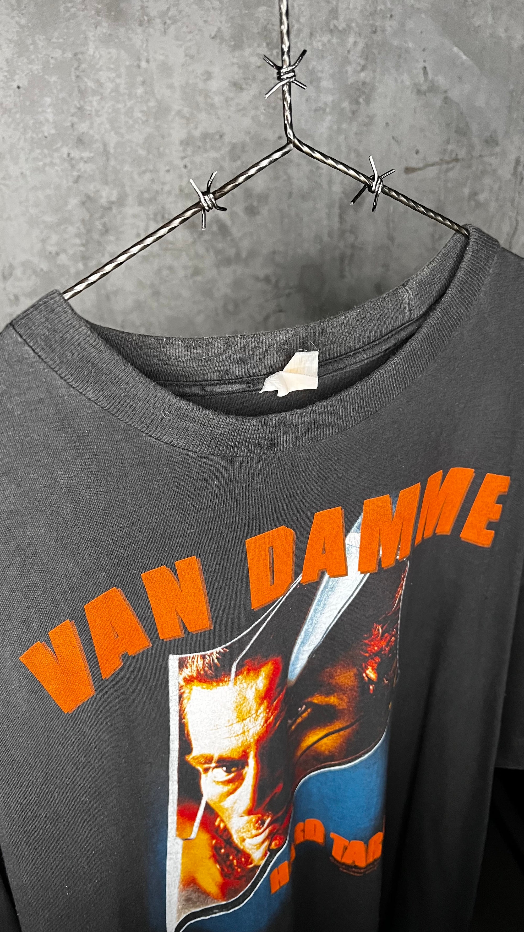 HARD TARGET RARE MOVIE POSTER PRINT TEE | JEAN CLAUDE VAN DAMME
