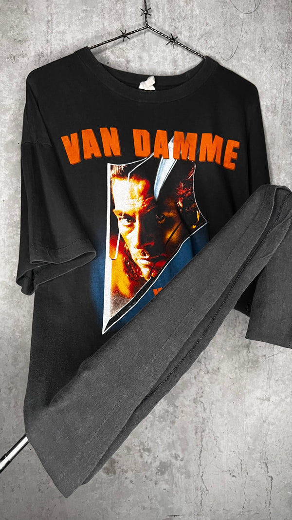 HARD TARGET RARE MOVIE POSTER PRINT TEE | JEAN CLAUDE VAN DAMME