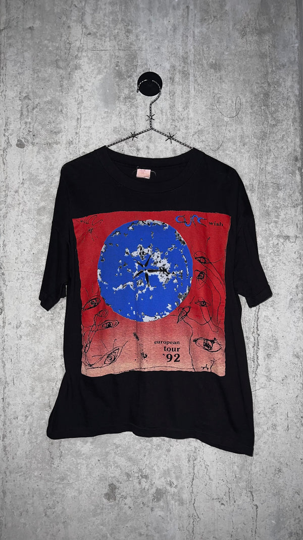 THE CURE EUROPEAN WISH TOUR 92’ BOXY TEE
