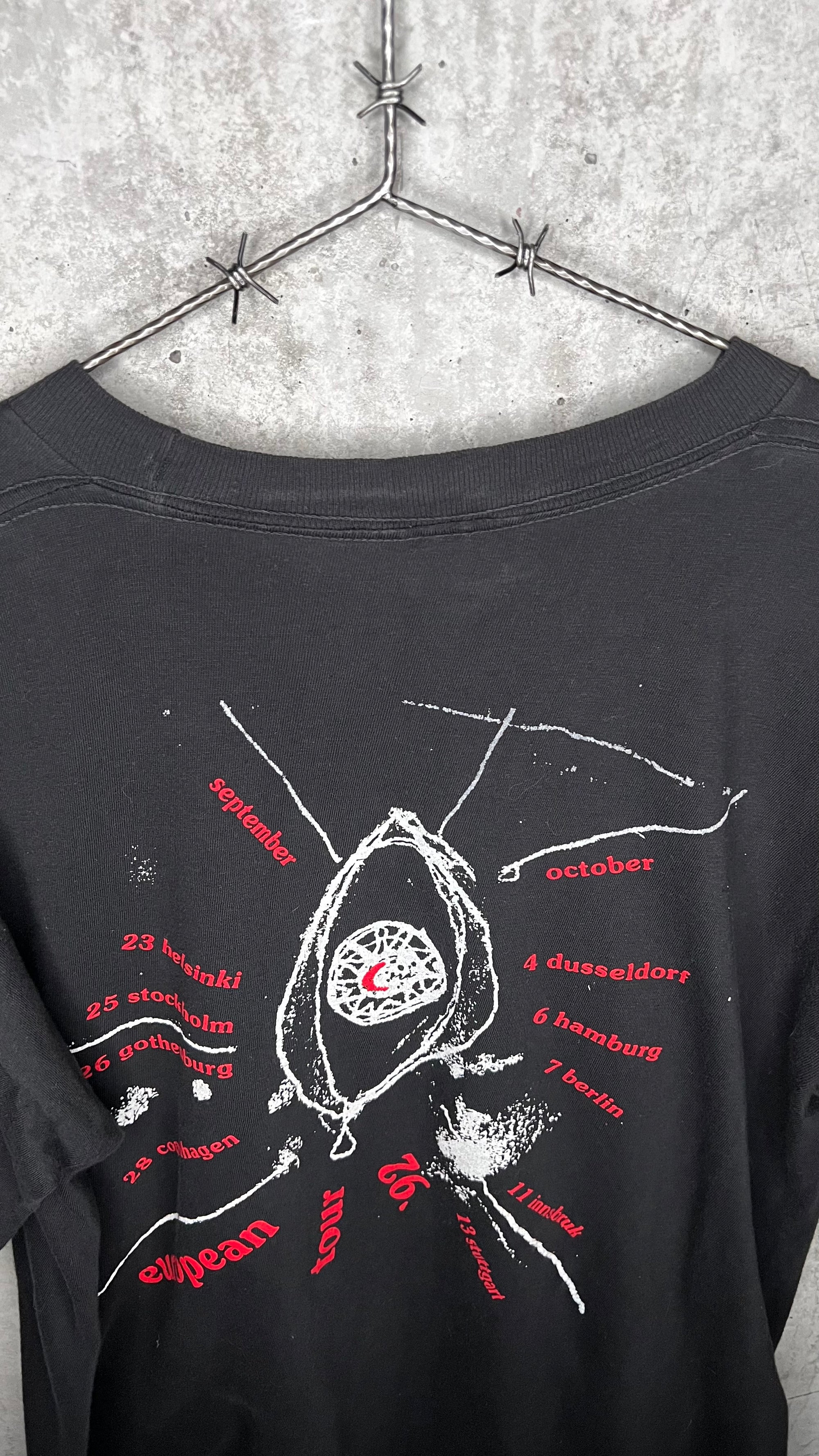 THE CURE EUROPEAN WISH TOUR 92’ BOXY TEE