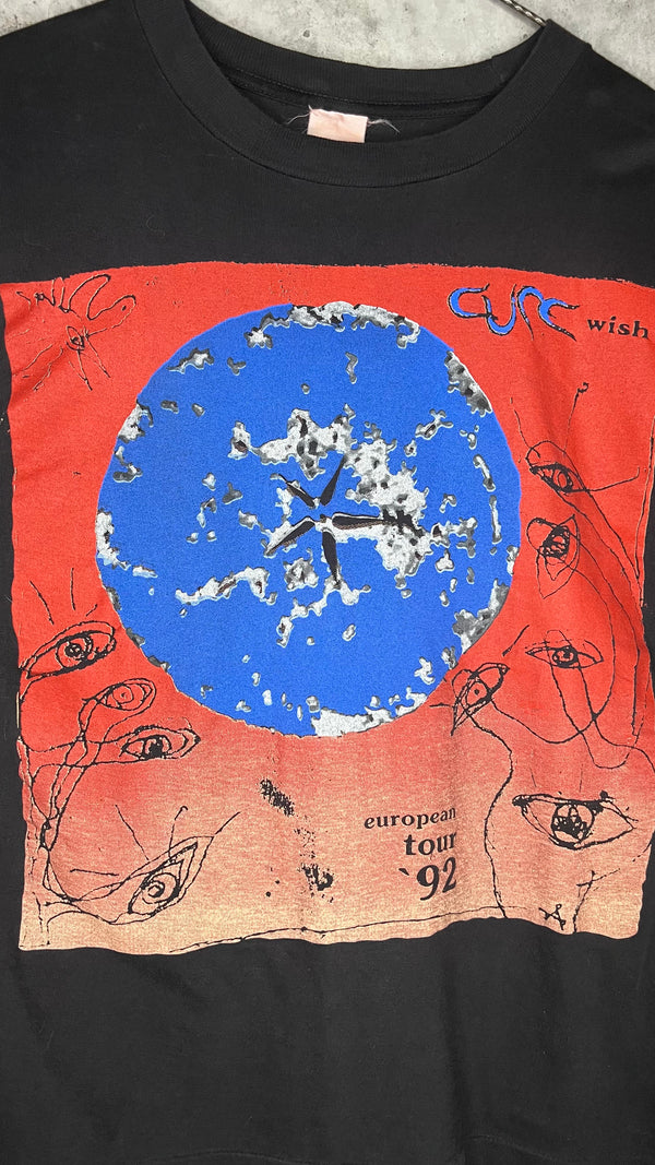 THE CURE EUROPEAN WISH TOUR 92’ BOXY TEE