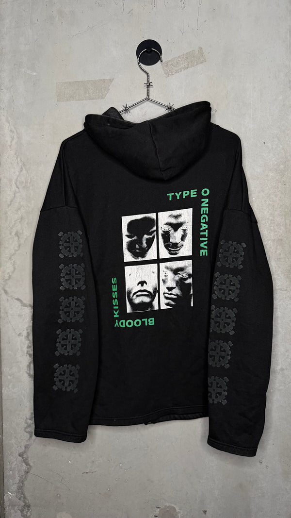TYPE O NEGATIVE BLOODY KISSES HOODIE VERY RARE UK BOOT