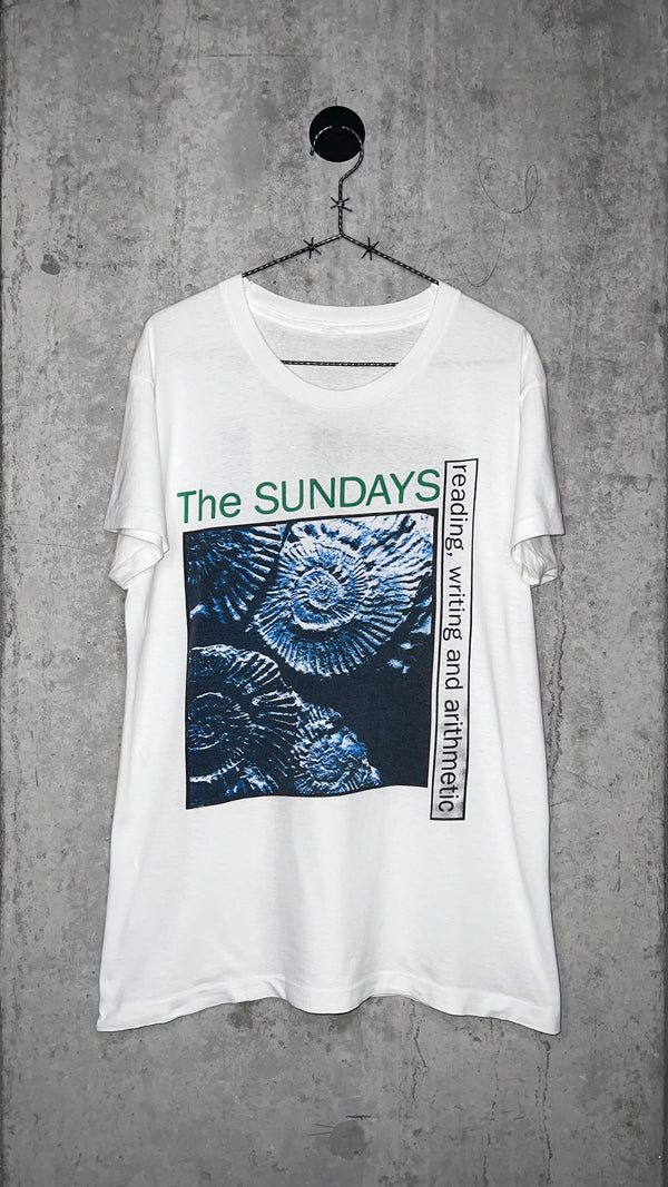 THE SUNDAYS READING, WRITING AND ARITHMETIC UK TOUR TEE 90’ | HARRIET WHEELER PORTRAIT BACK HIT