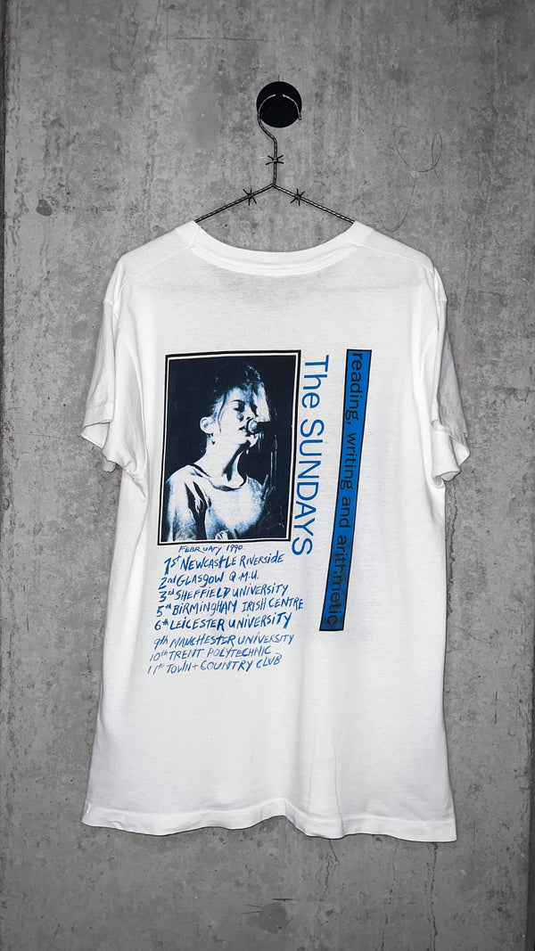 THE SUNDAYS READING, WRITING AND ARITHMETIC UK TOUR TEE 90’ | HARRIET WHEELER PORTRAIT BACK HIT
