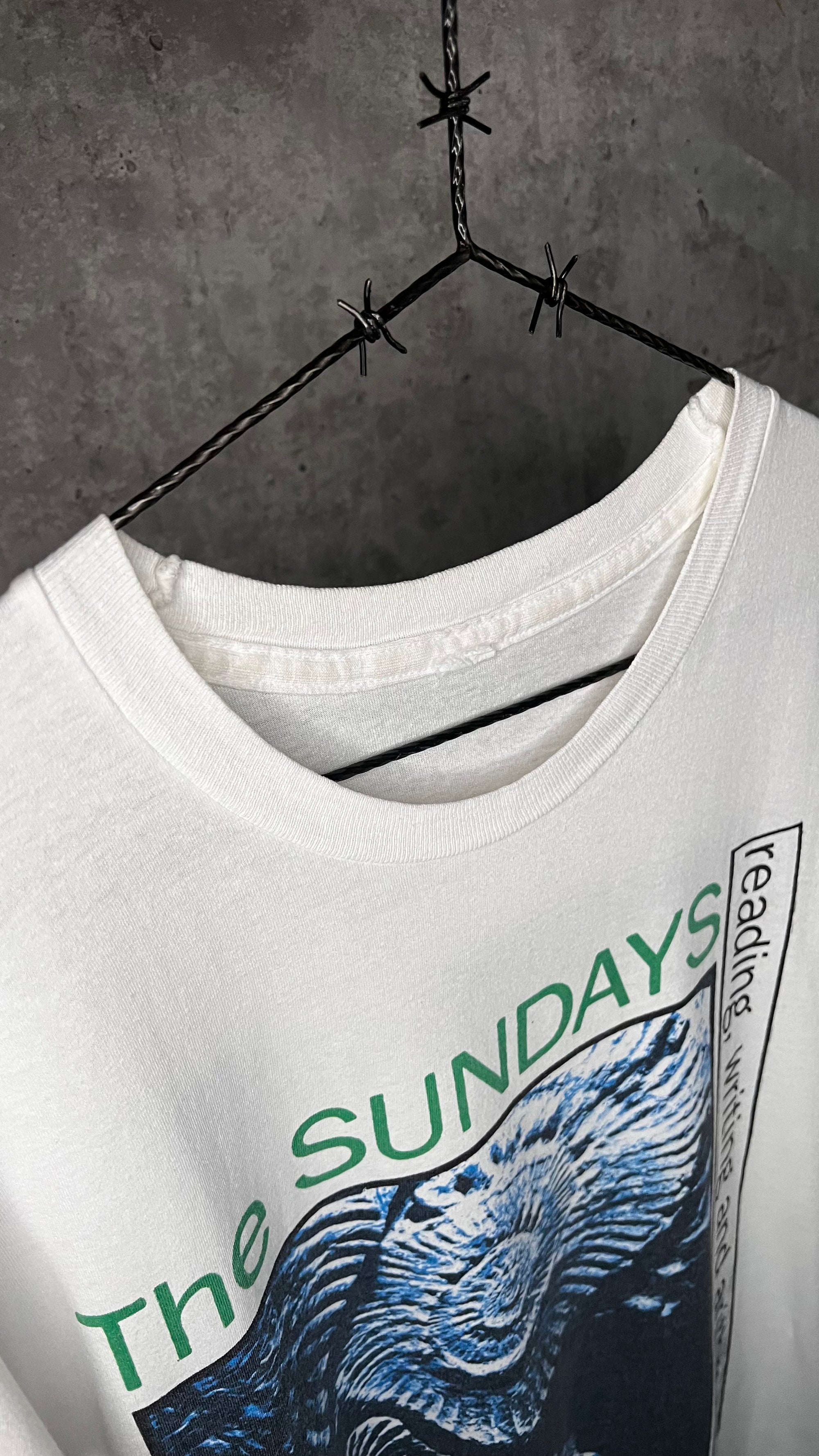 THE SUNDAYS READING, WRITING AND ARITHMETIC UK TOUR TEE 90’ | HARRIET WHEELER PORTRAIT BACK HIT