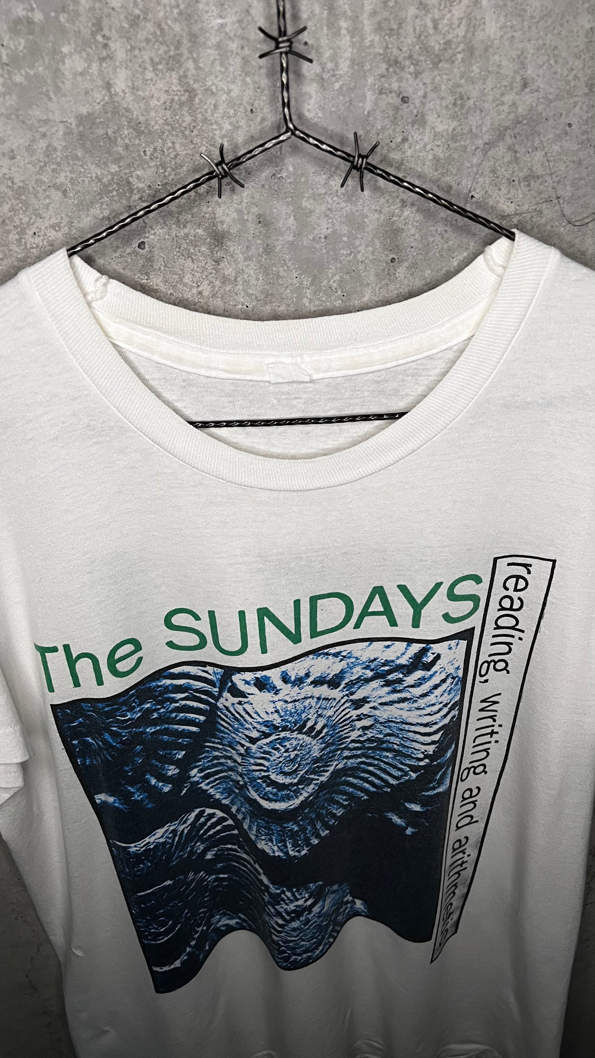 THE SUNDAYS READING, WRITING AND ARITHMETIC UK TOUR TEE 90’ | HARRIET WHEELER PORTRAIT BACK HIT
