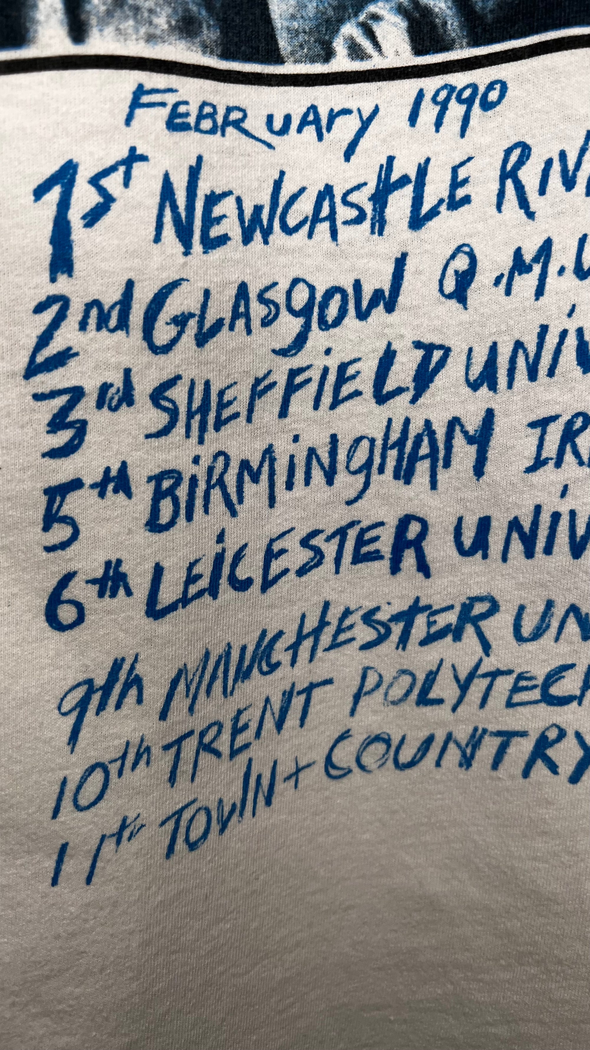 THE SUNDAYS READING, WRITING AND ARITHMETIC UK TOUR TEE 90’ | HARRIET WHEELER PORTRAIT BACK HIT