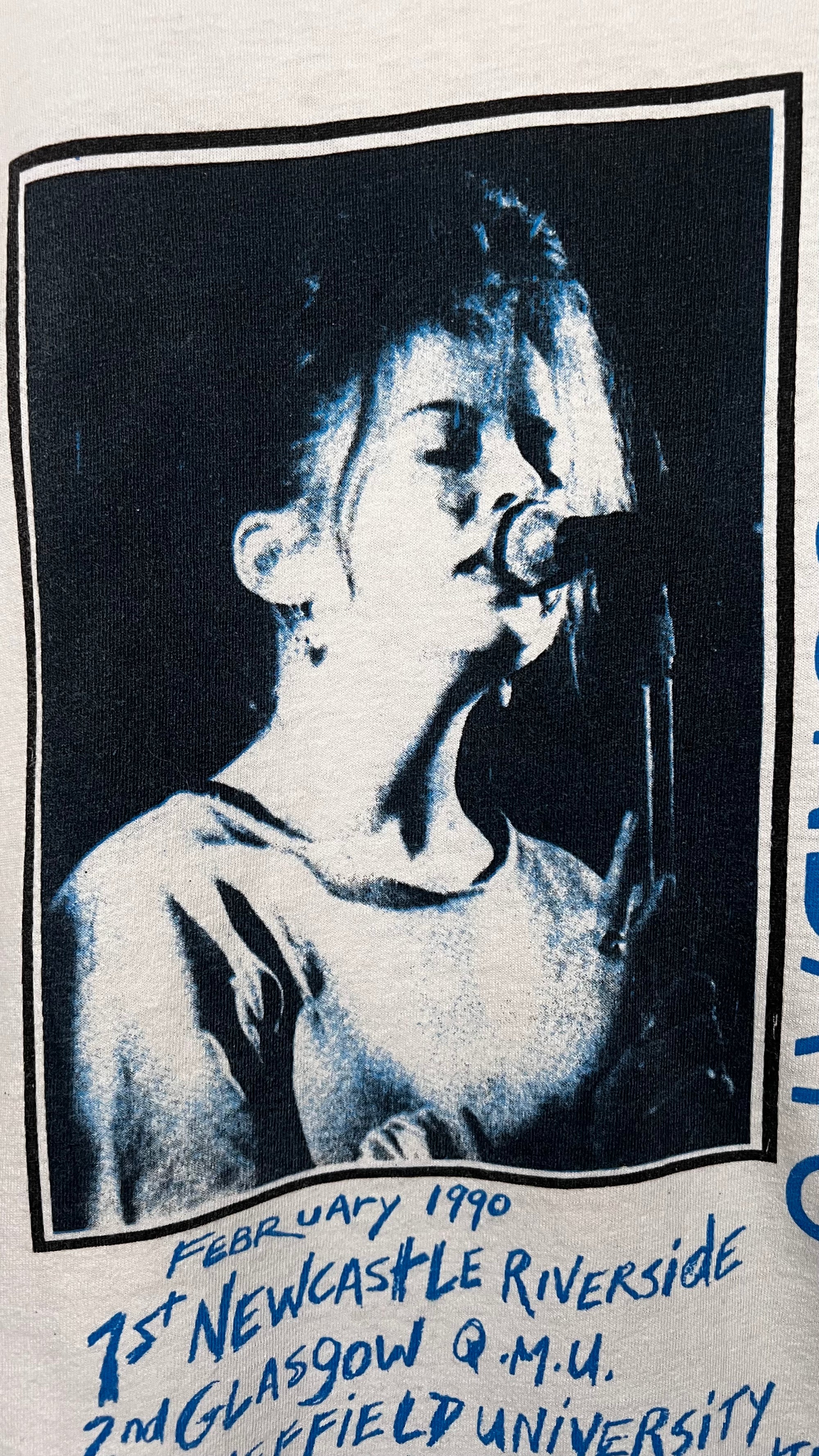 THE SUNDAYS READING, WRITING AND ARITHMETIC UK TOUR TEE 90’ | HARRIET WHEELER PORTRAIT BACK HIT