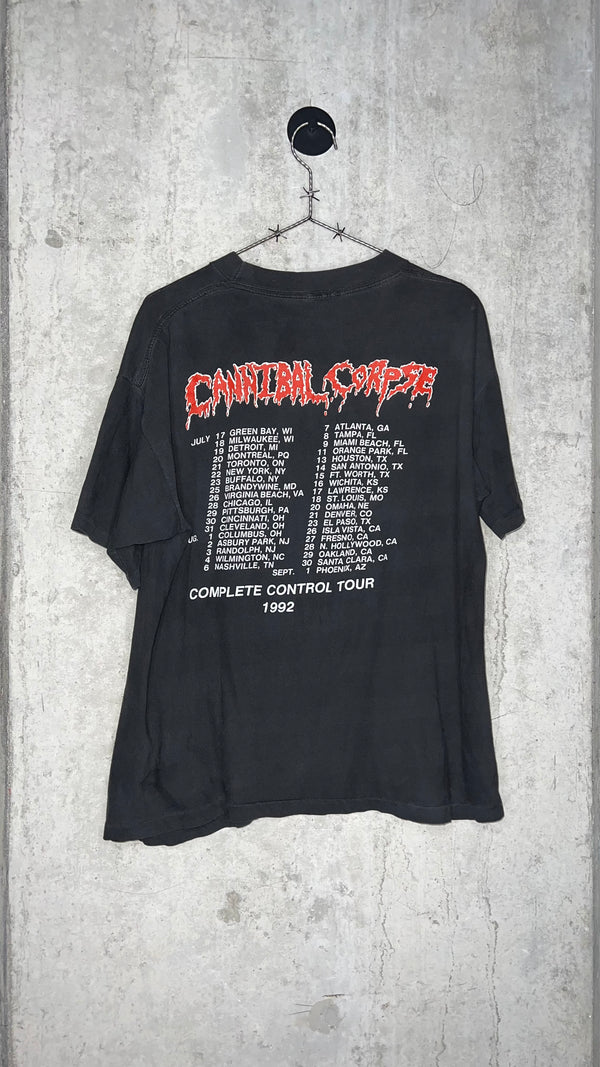 CANNIBAL CORPSE COMPLETE CONTROL TOUR 92’ TEE