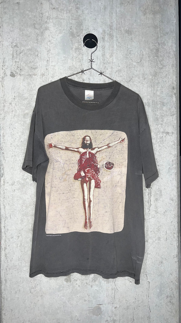 DEICIDE ONCE UPON THE CROSS TEE |  BAND PORTRAIT BACK HIT | DEATH METAL GRAIL