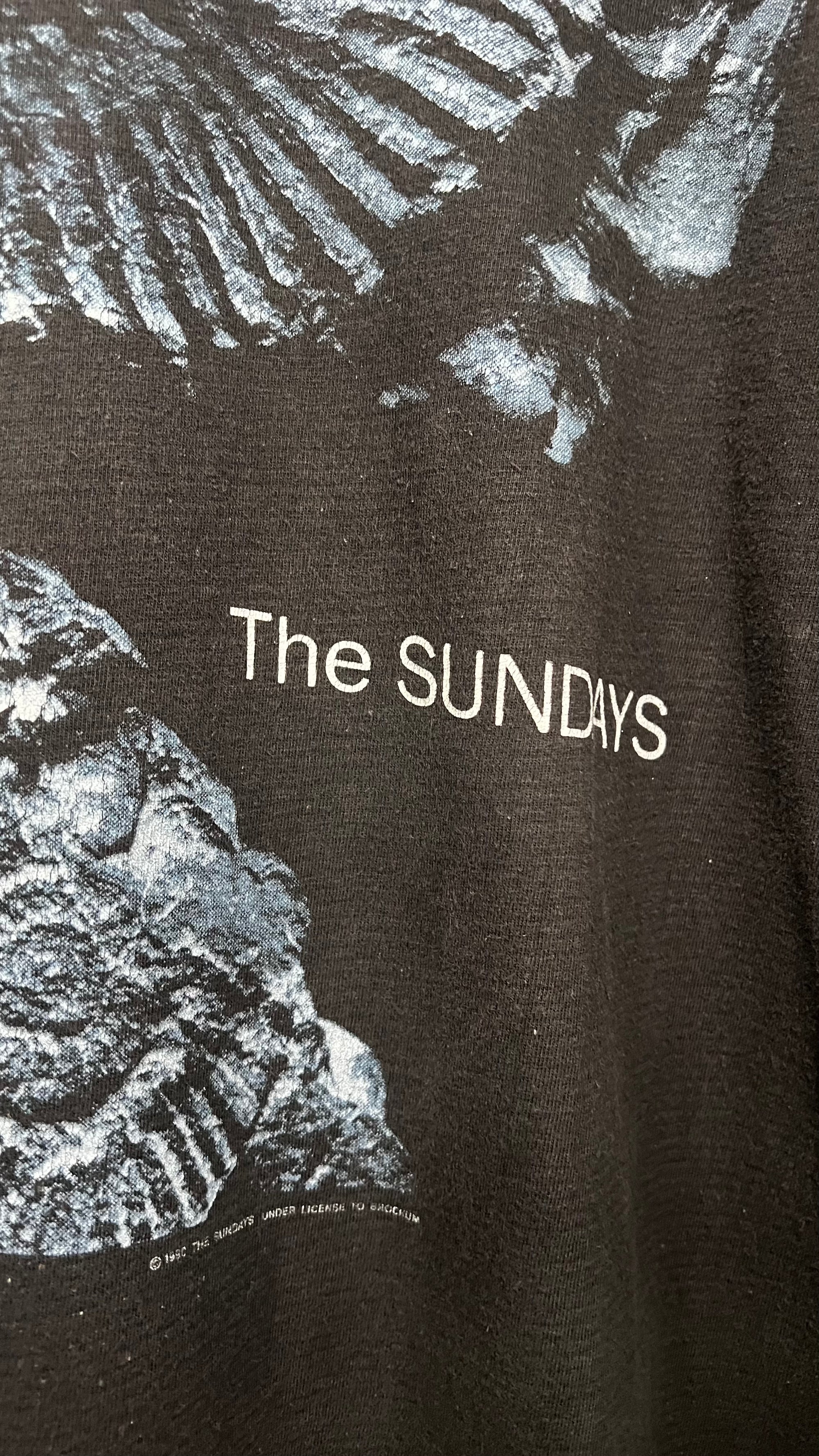 THE SUNDAYS READING, WRITING AND ARITHMETIC BIG PRINT ALBUM COVER ART TEE