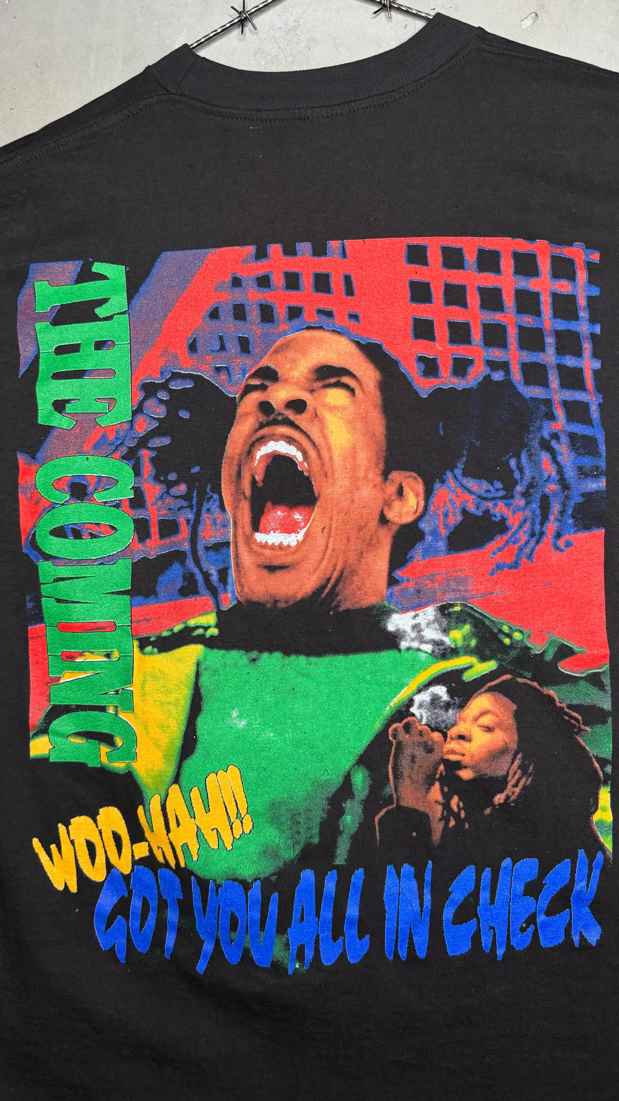 BUSTA RHYMES RAP TEE | THE COMING ‘WOO-HAH!! GOT YOU ALL IN CHECK’
