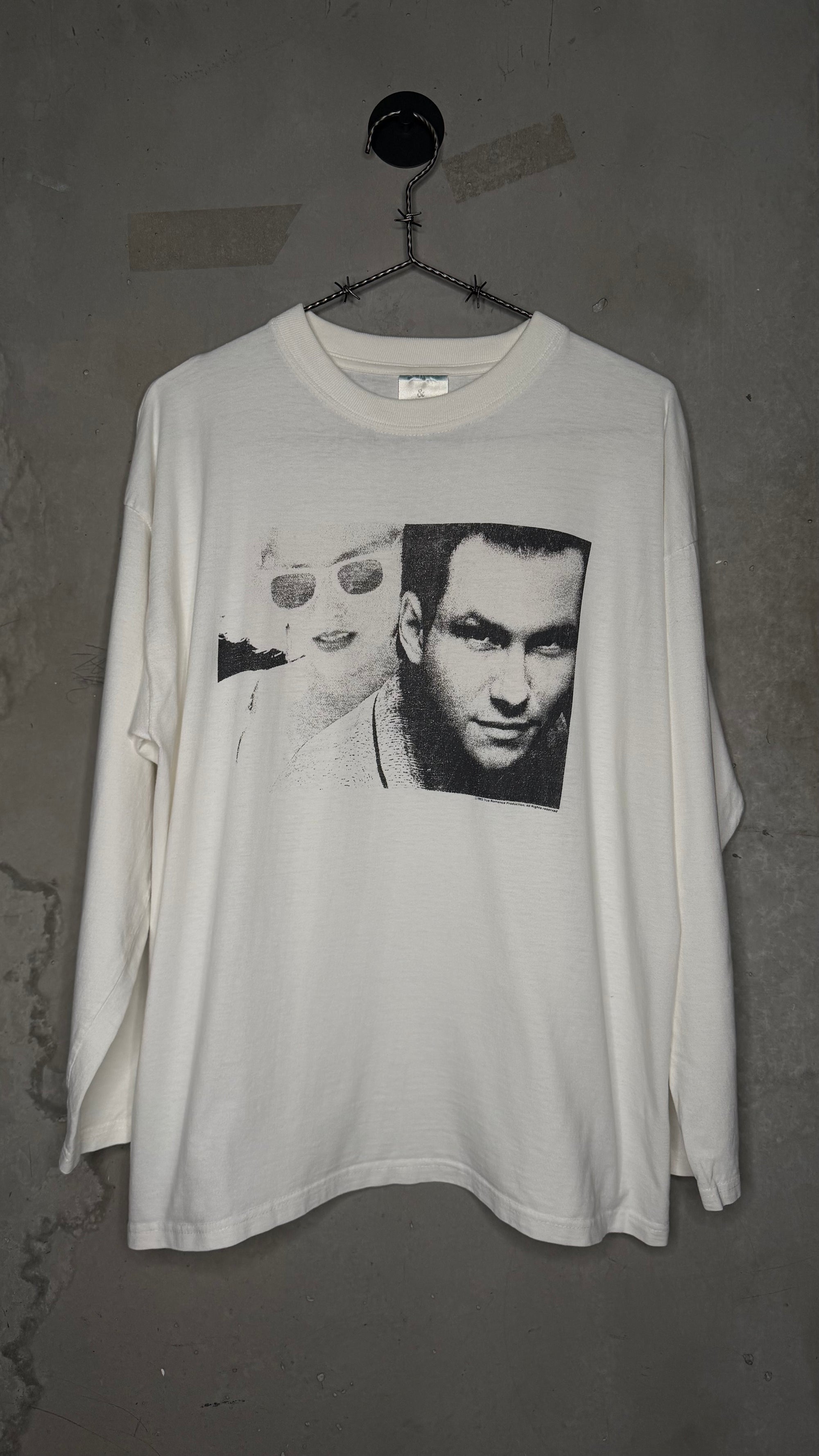 TRUE ROMANCE DIRECTOR’S CUT LONGSLEEVE MOVIE PROMO TEE | CHRISTIAN SLATER & PATRICIA ARQUETTE