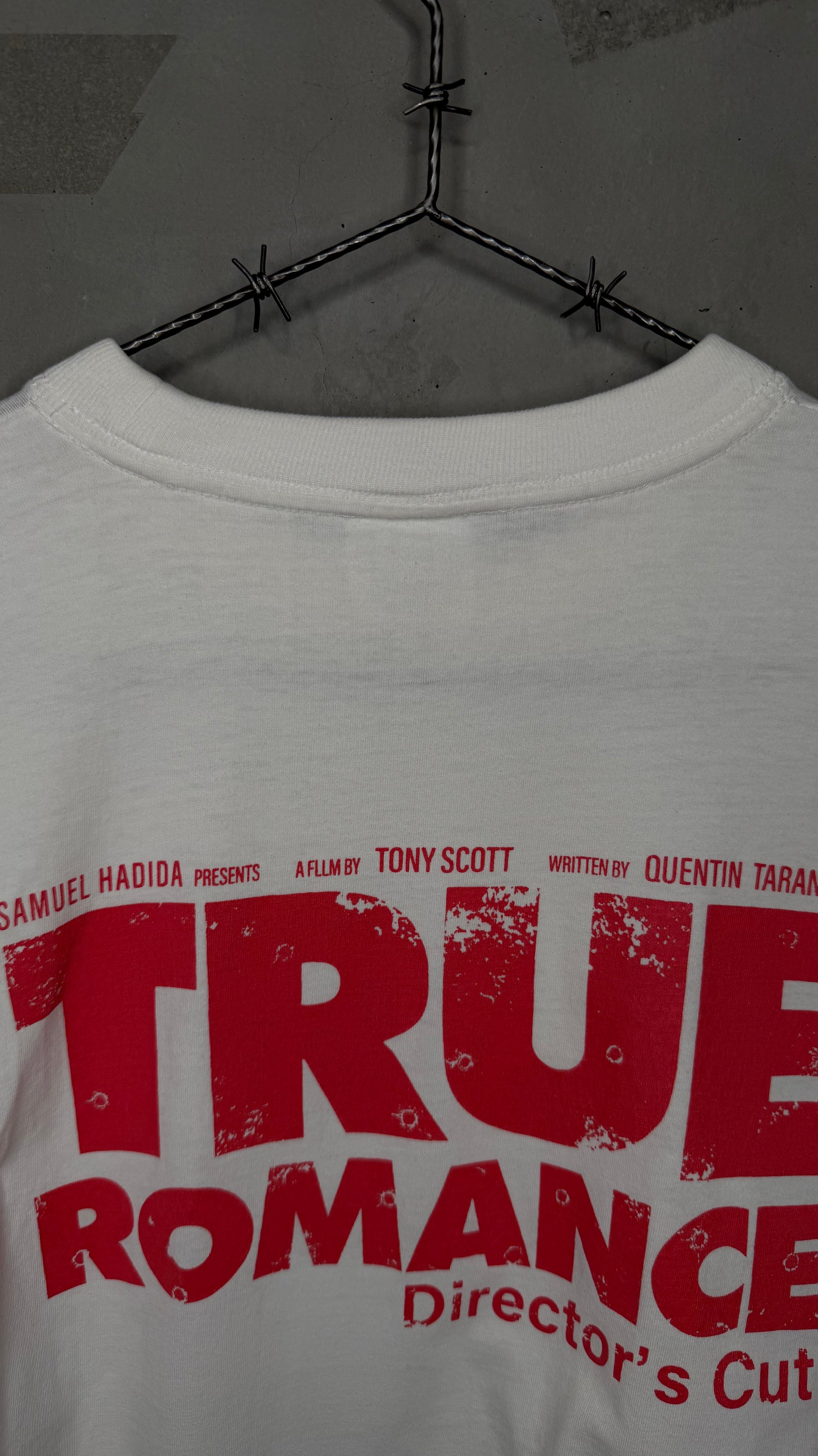 TRUE ROMANCE DIRECTOR’S CUT LONGSLEEVE MOVIE PROMO TEE | CHRISTIAN SLATER & PATRICIA ARQUETTE