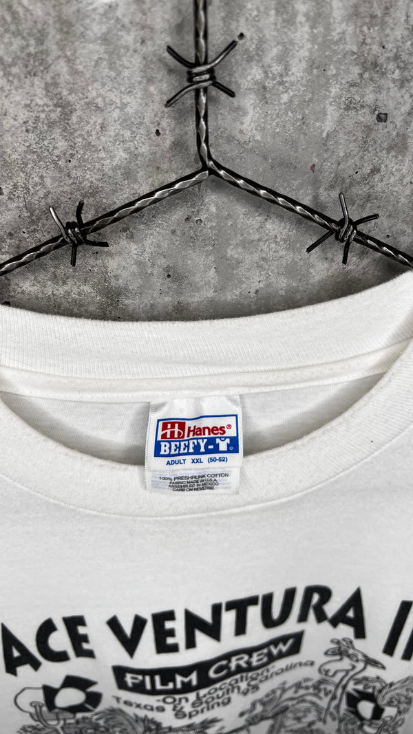 ACE VENTURA 2 WHEN NATURE CALLS FILM CREW ONLY TEE | SIGNED BY JIM CARREY