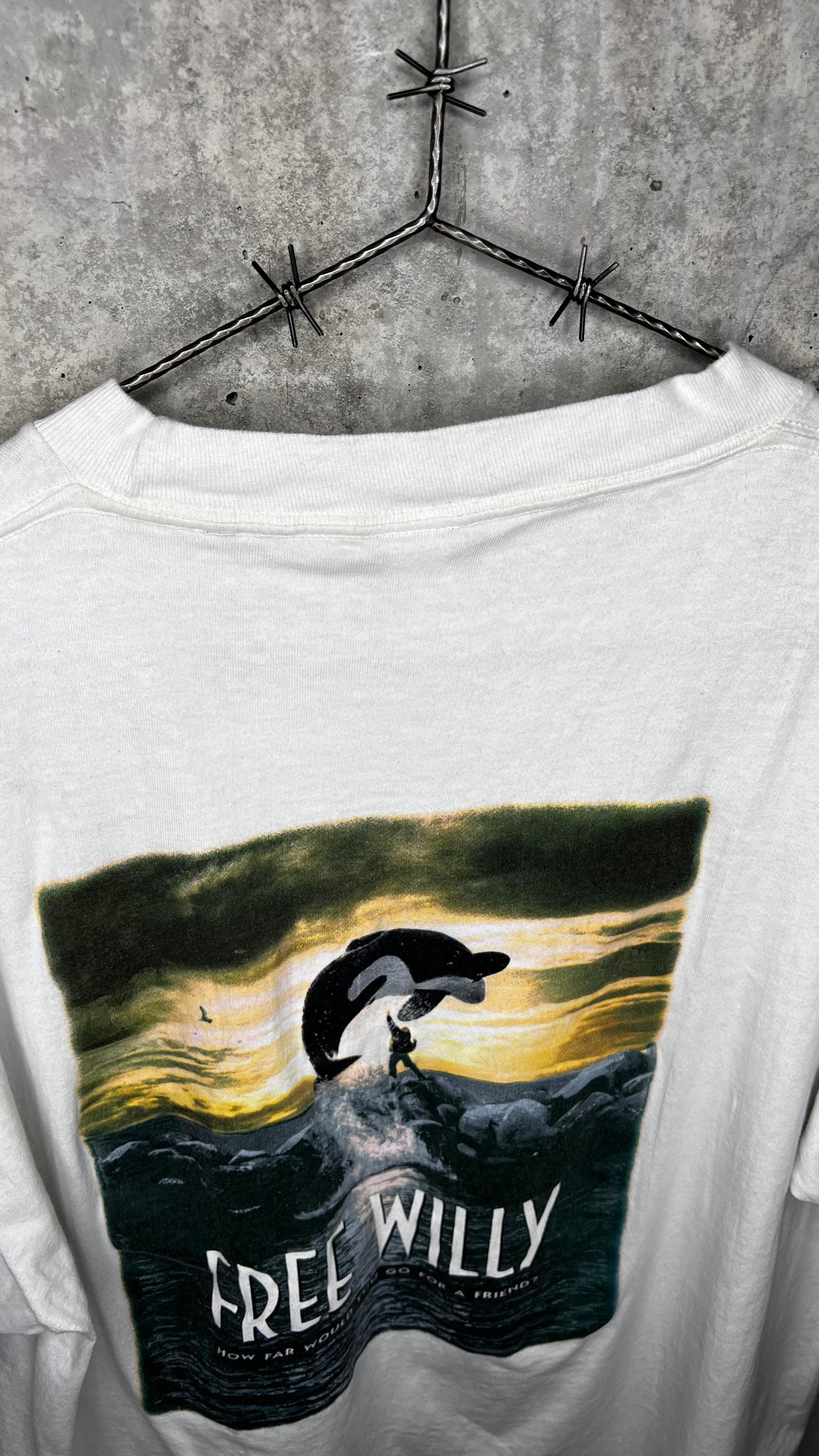 FREE WILLY MOVIE PROMO MULLET TEE