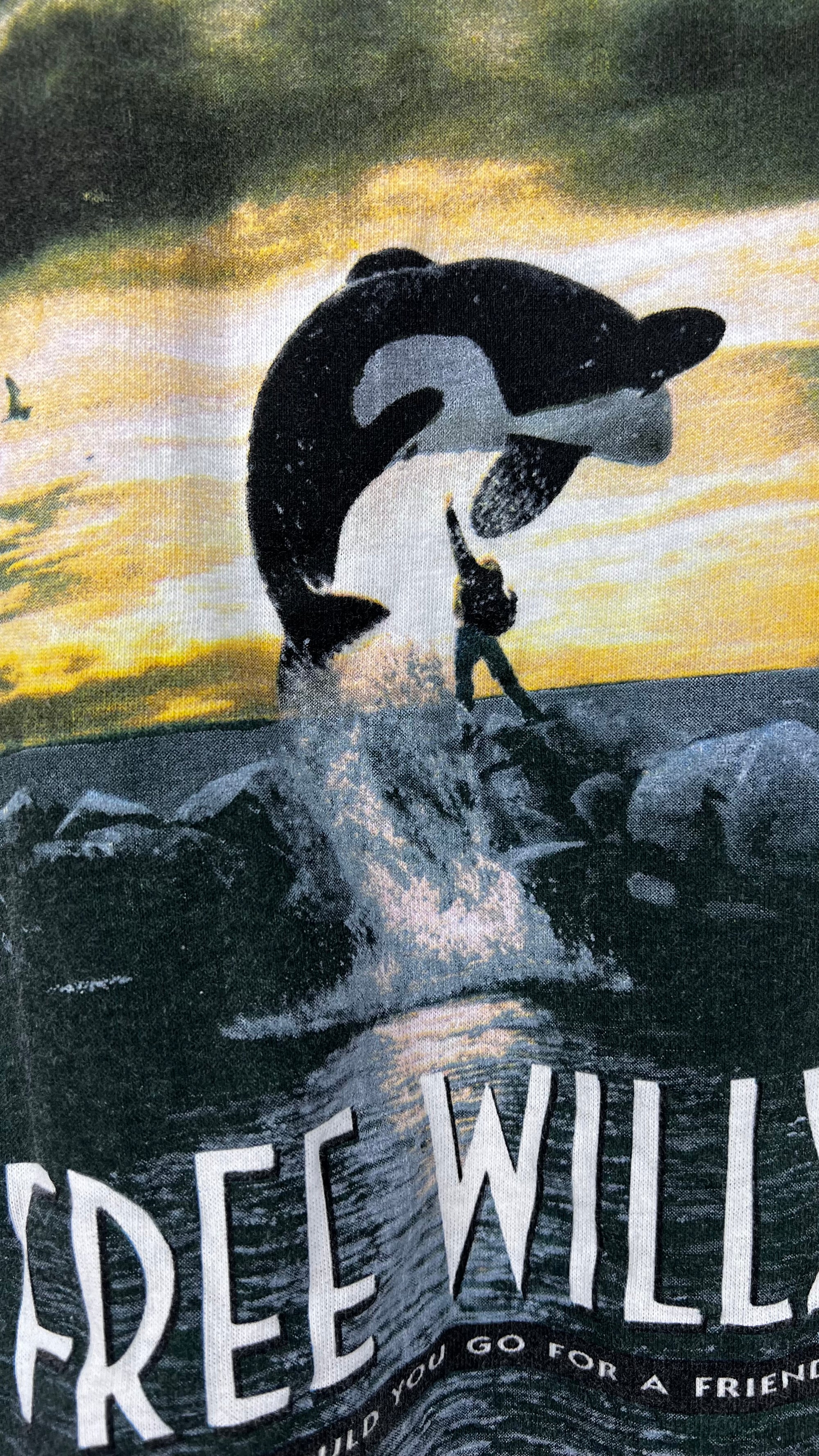 FREE WILLY MOVIE PROMO MULLET TEE