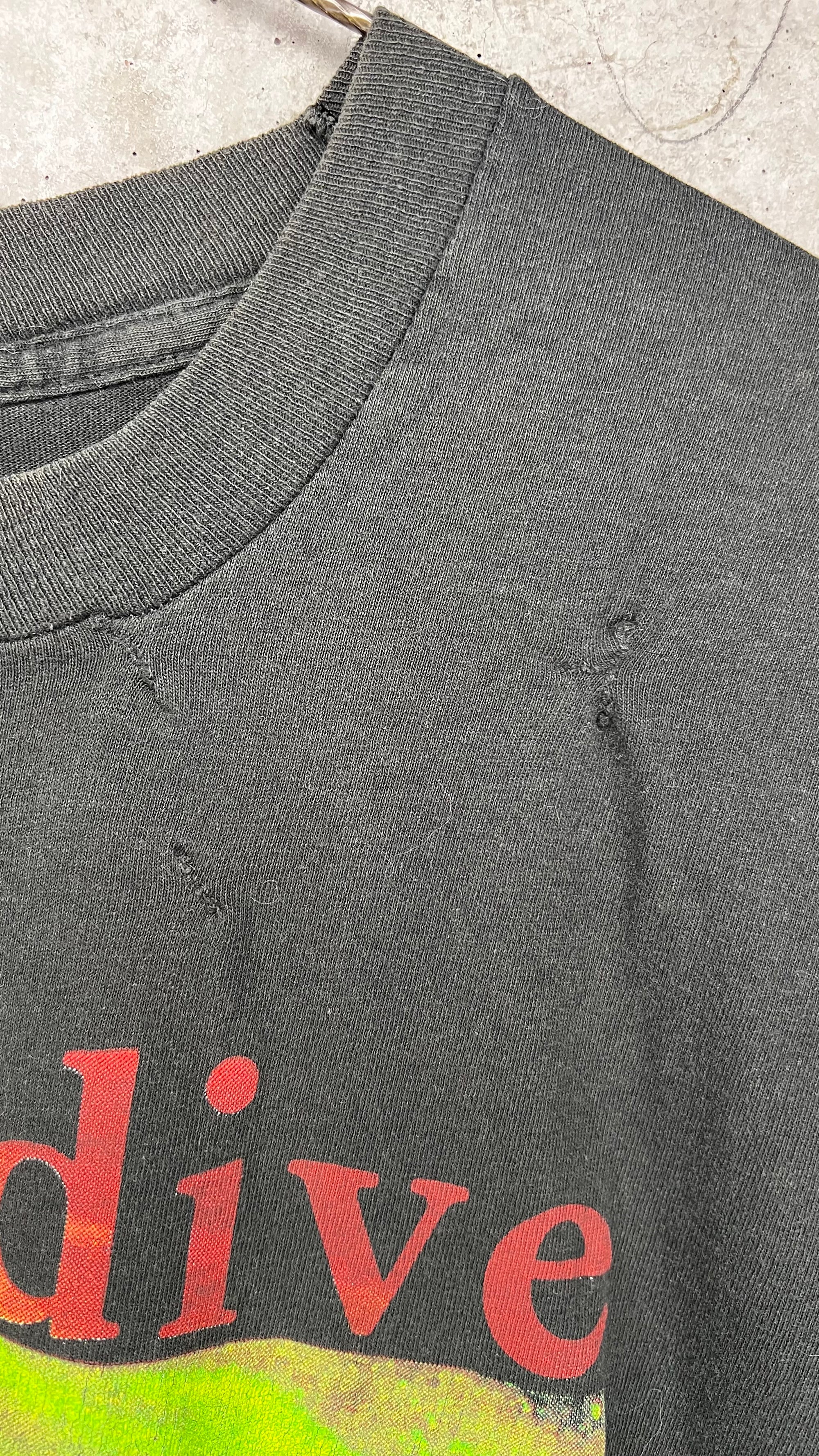 SLOWDIVE JUST FOR A DAY CONCERT TEE