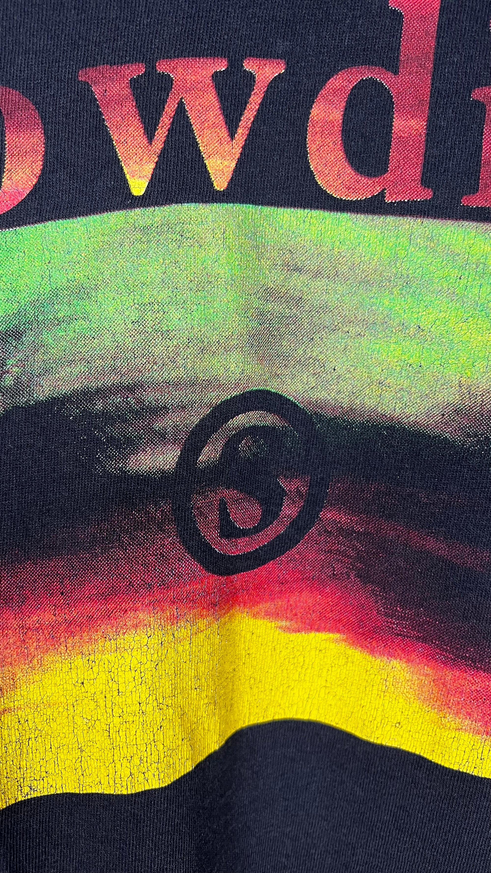 SLOWDIVE JUST FOR A DAY CONCERT TEE